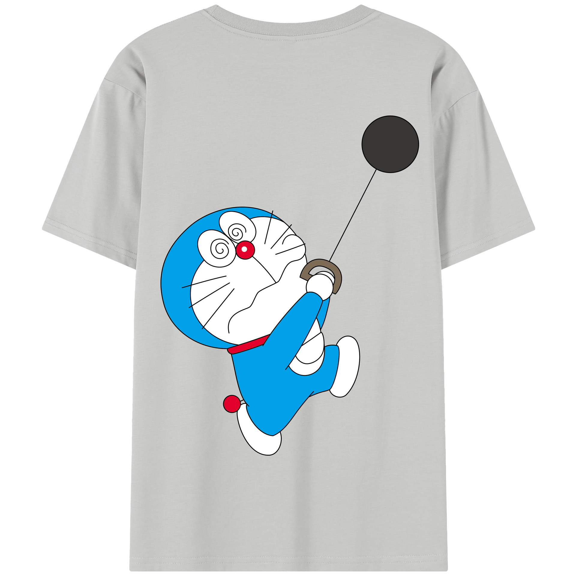 （画像用） ドラえもん Doraemon 綿100％半袖Tシャツ（背面プリント）