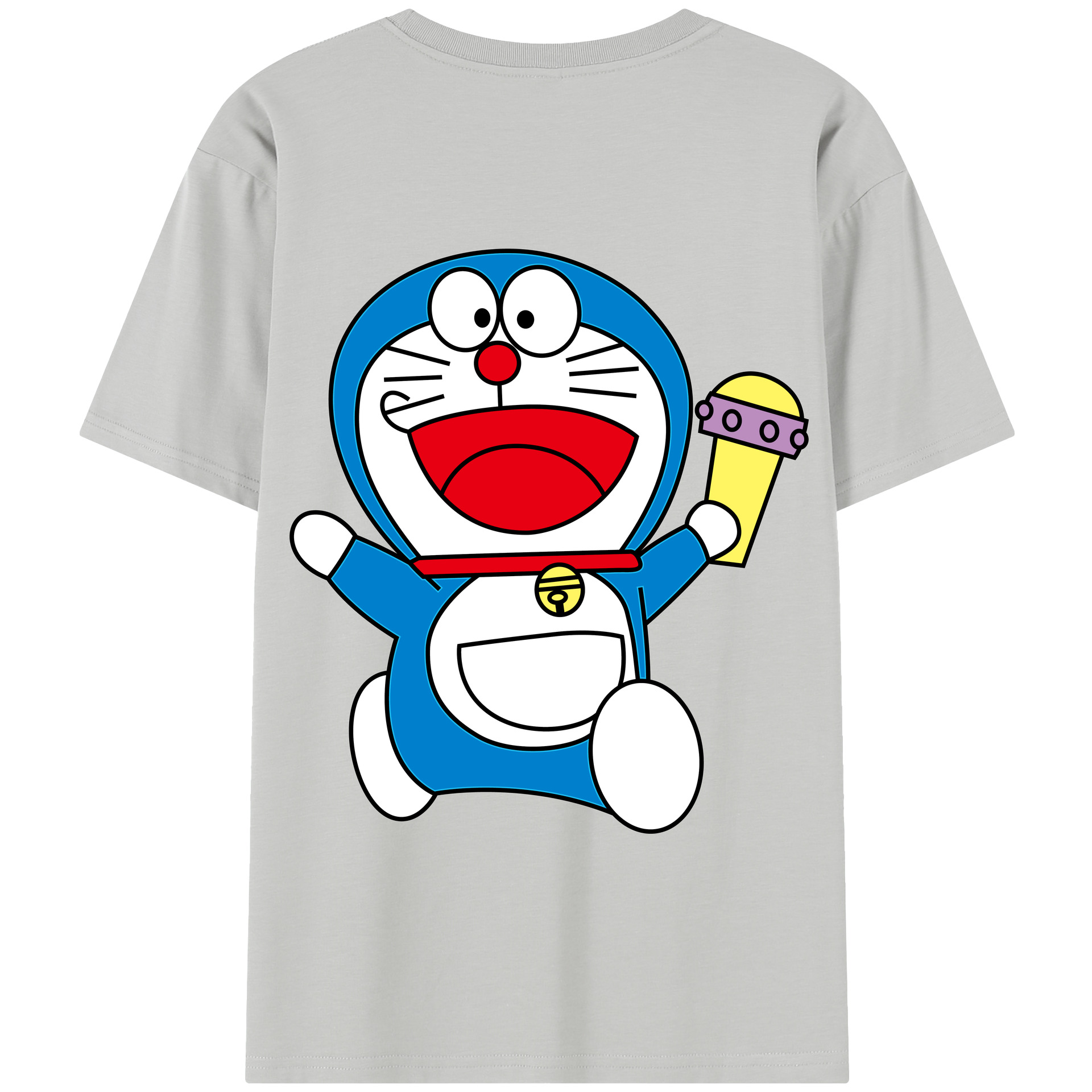 （画像用） ドラえもん Doraemon 綿100％半袖Tシャツ（背面プリント）