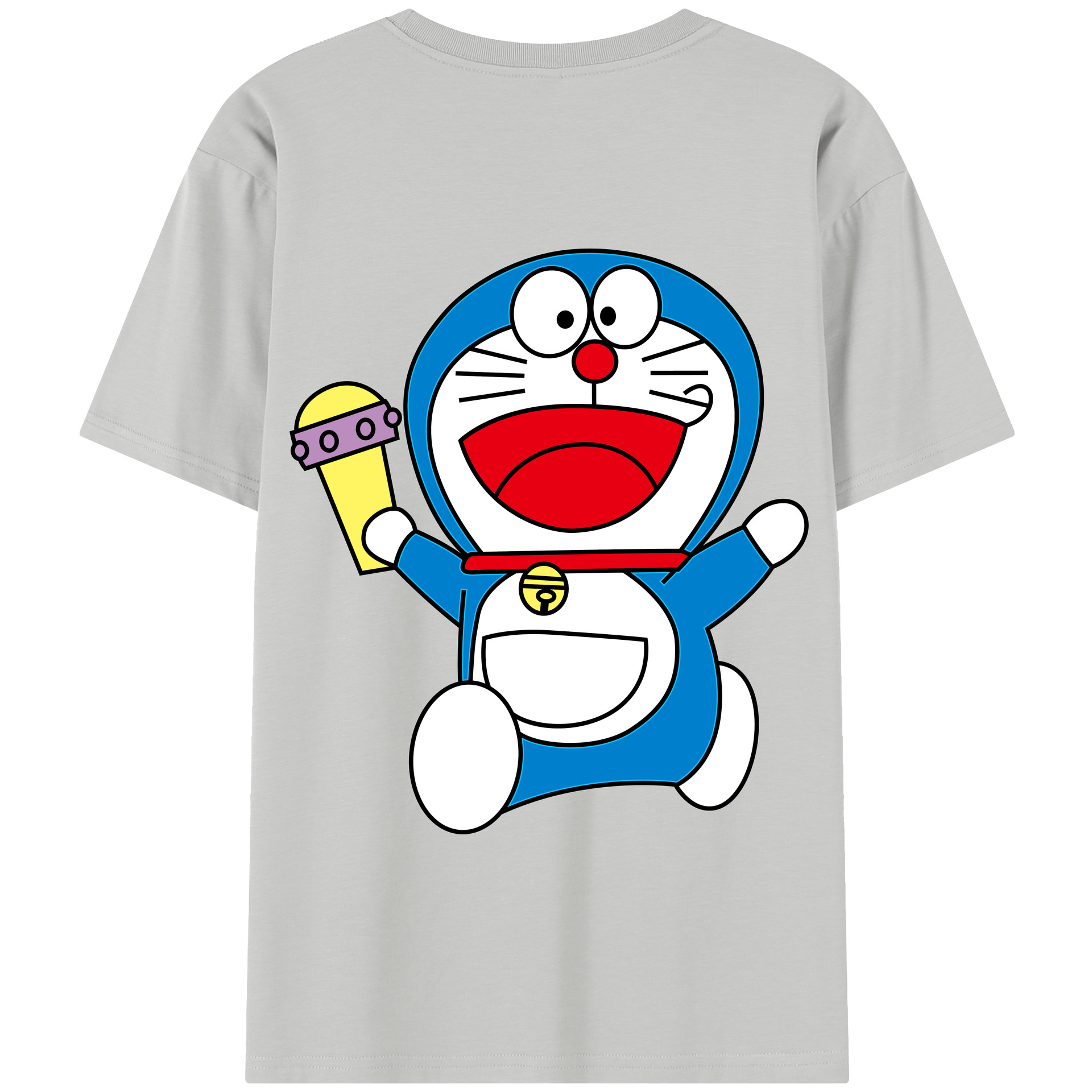 （画像用） ドラえもん Doraemon 綿100％半袖Tシャツ（背面プリント）