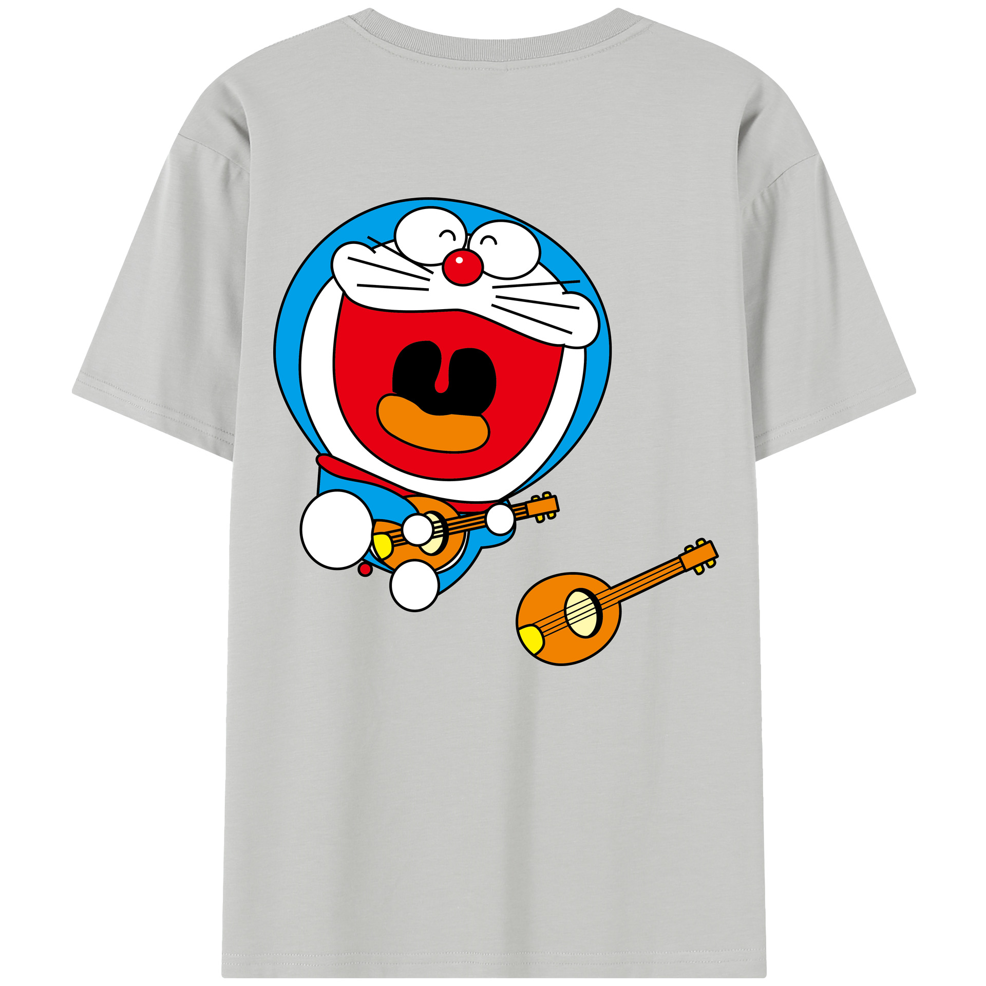 （画像用） ドラえもん Doraemon 綿100％半袖Tシャツ（背面プリント）