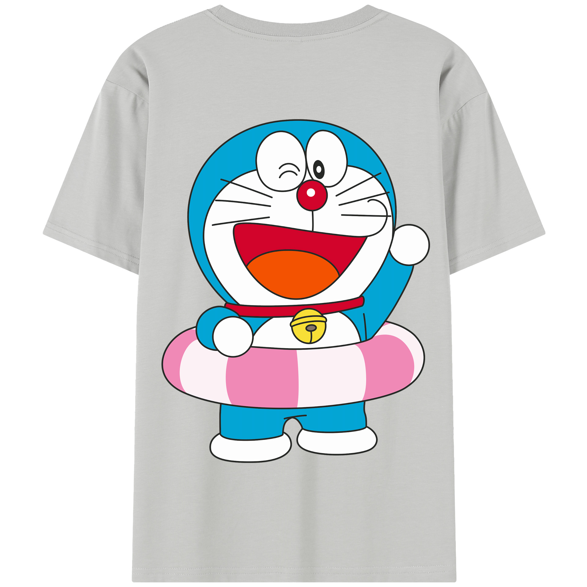 （画像用） ドラえもん Doraemon 綿100％半袖Tシャツ（背面プリント）