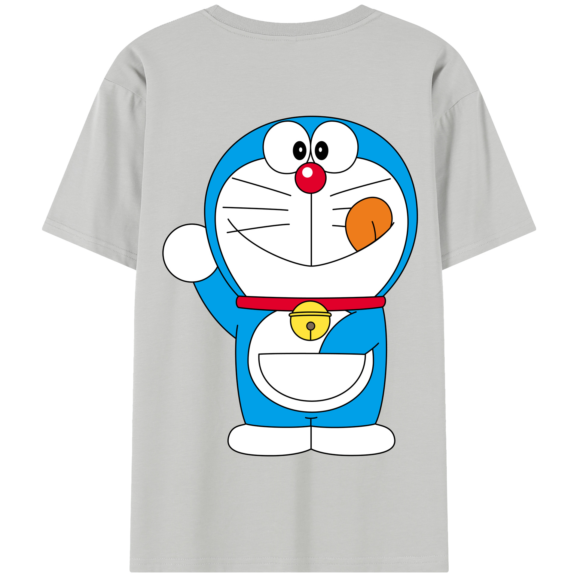（画像用） ドラえもん Doraemon 綿100％半袖Tシャツ（背面プリント）