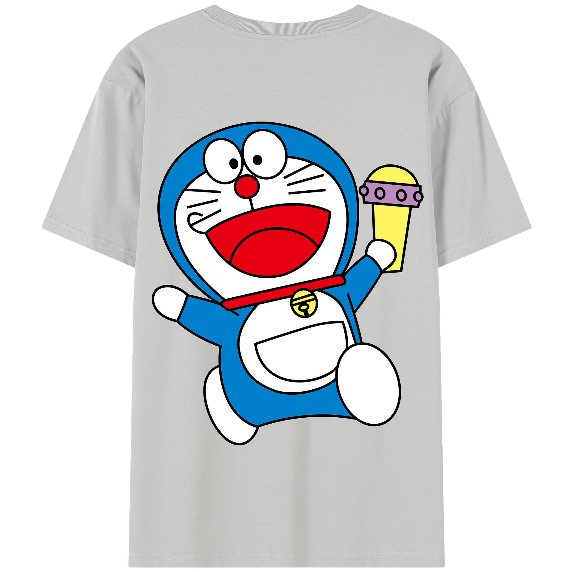 （画像用） ドラえもん Doraemon 綿100％半袖Tシャツ（背面プリント）