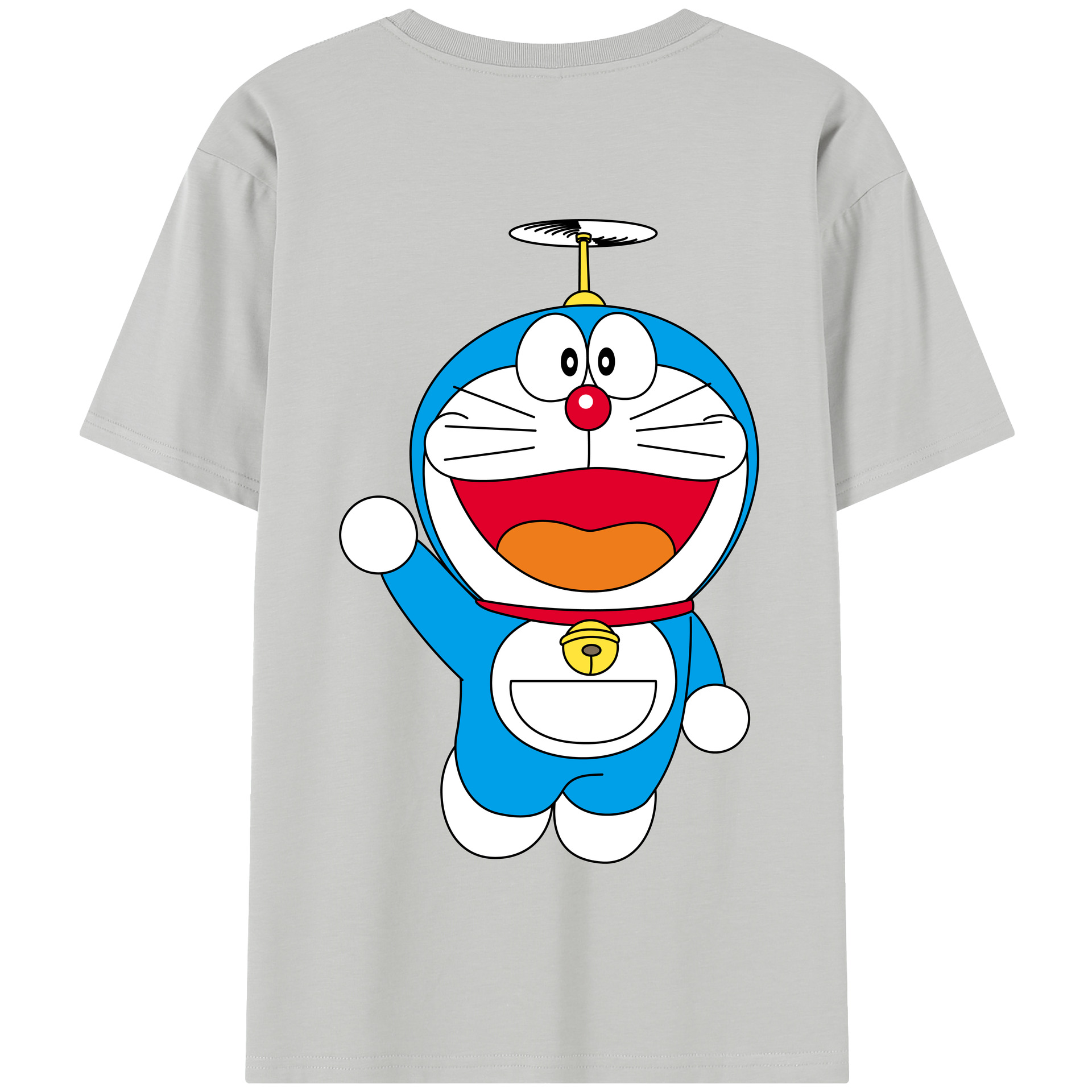 （画像用） ドラえもん Doraemon 綿100％半袖Tシャツ（背面プリント）