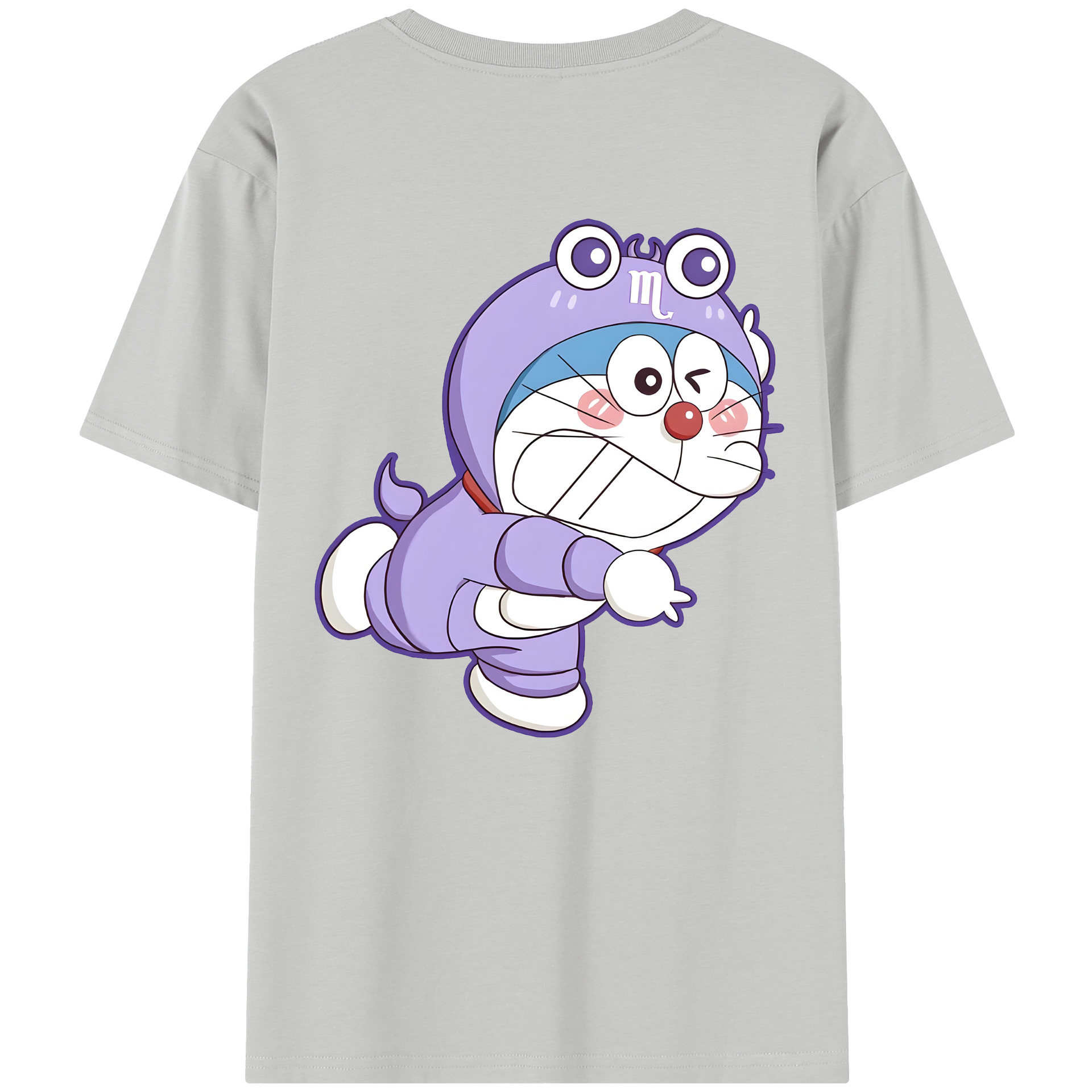 （画像用） ドラえもん Doraemon 綿100％半袖Tシャツ（背面プリント）