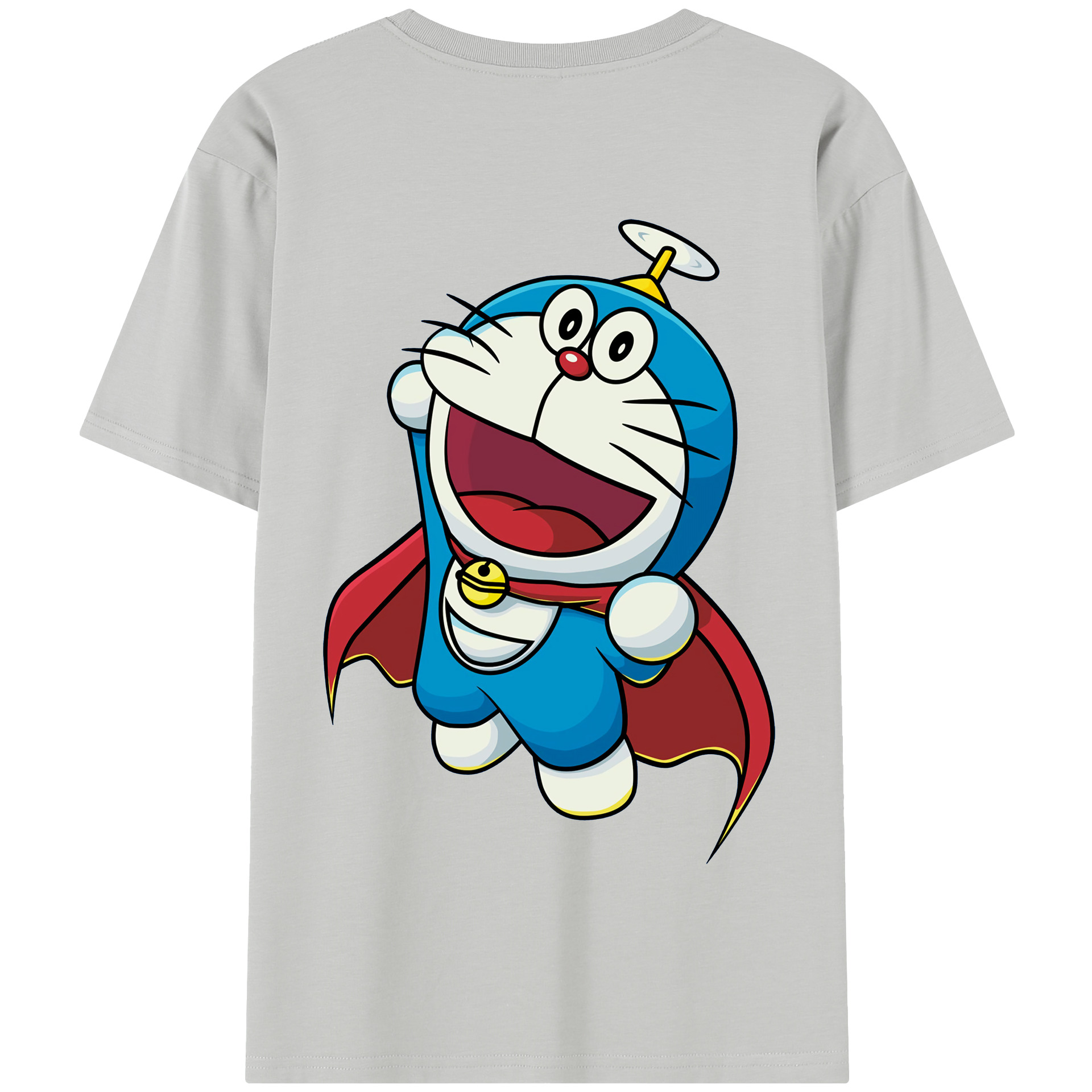 （画像用） ドラえもん Doraemon 綿100％半袖Tシャツ（背面プリント）