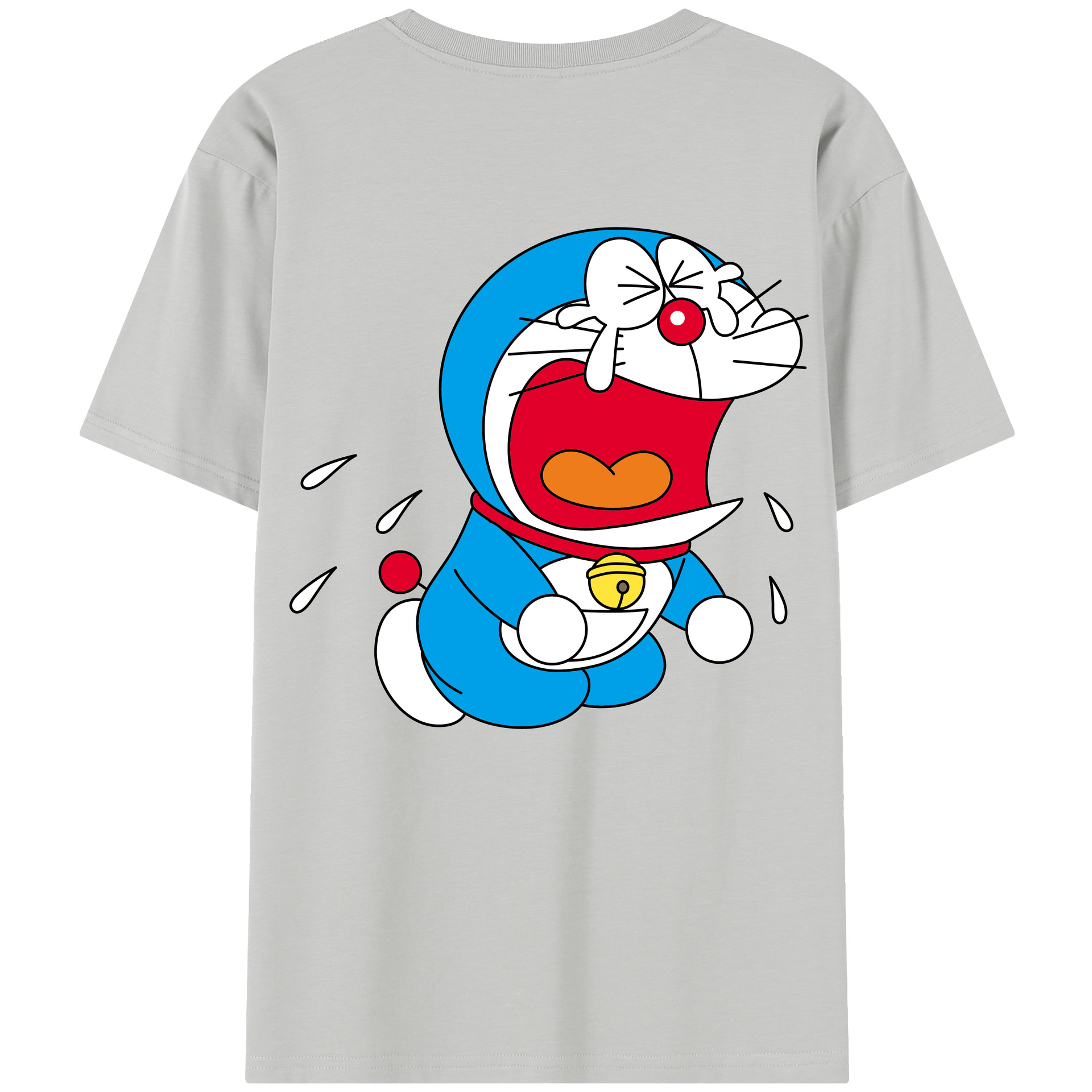 （画像用） ドラえもん Doraemon 綿100％半袖Tシャツ（背面プリント）