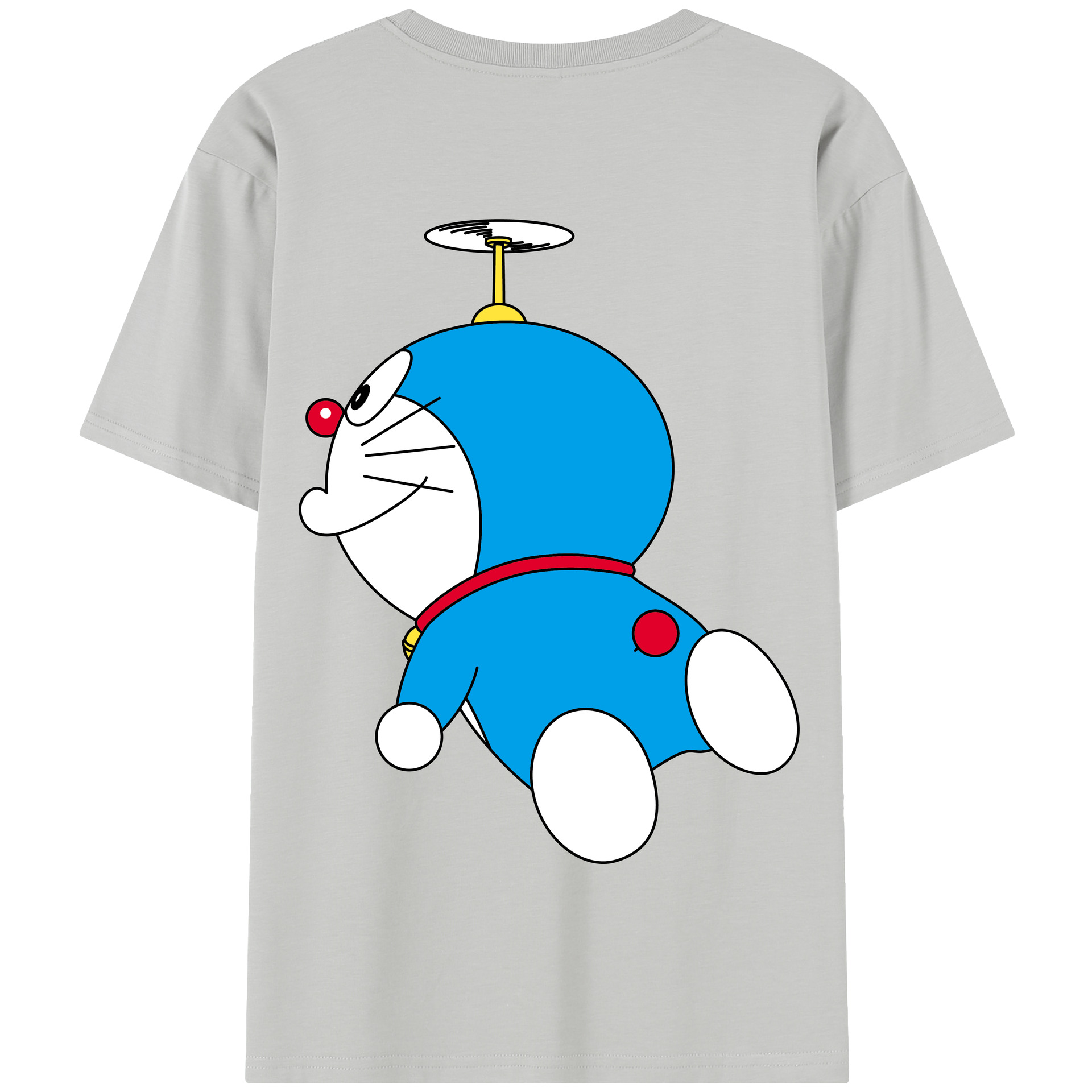 （画像用） ドラえもん Doraemon 綿100％半袖Tシャツ（背面プリント）