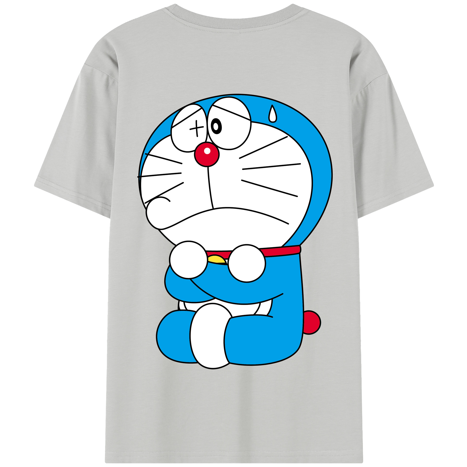 （画像用） ドラえもん Doraemon 綿100％半袖Tシャツ（背面プリント）