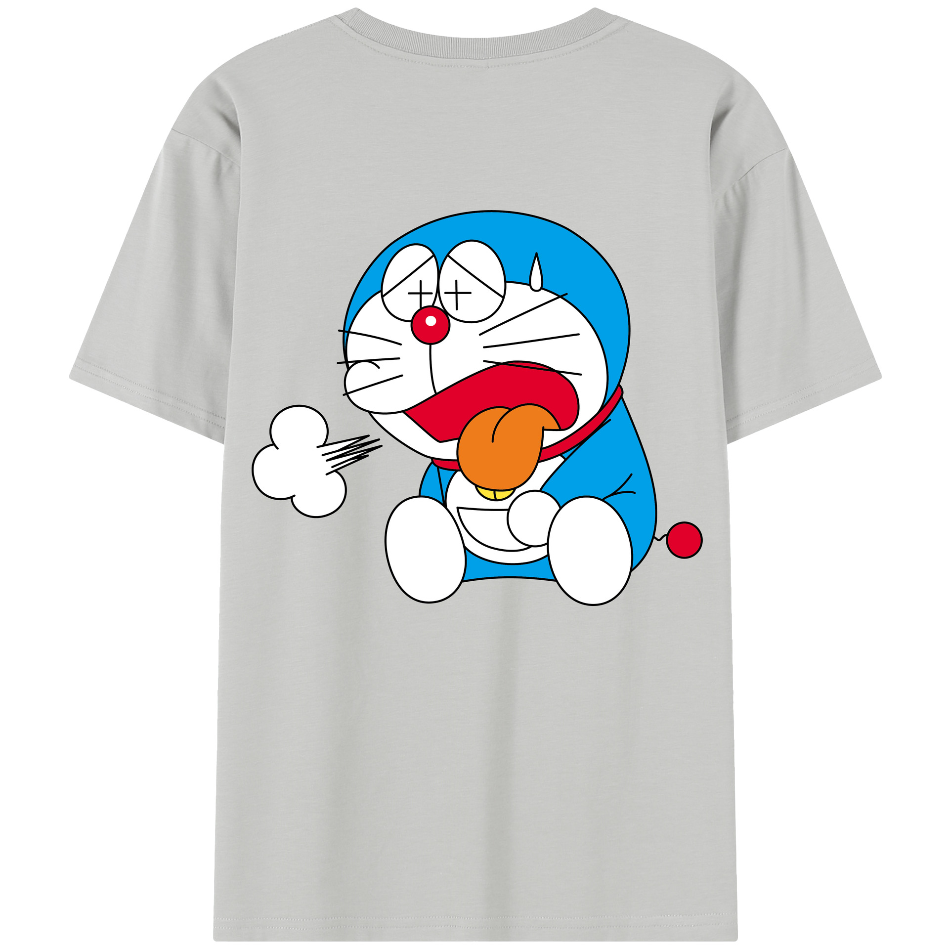（画像用） ドラえもん Doraemon 綿100％半袖Tシャツ（背面プリント）
