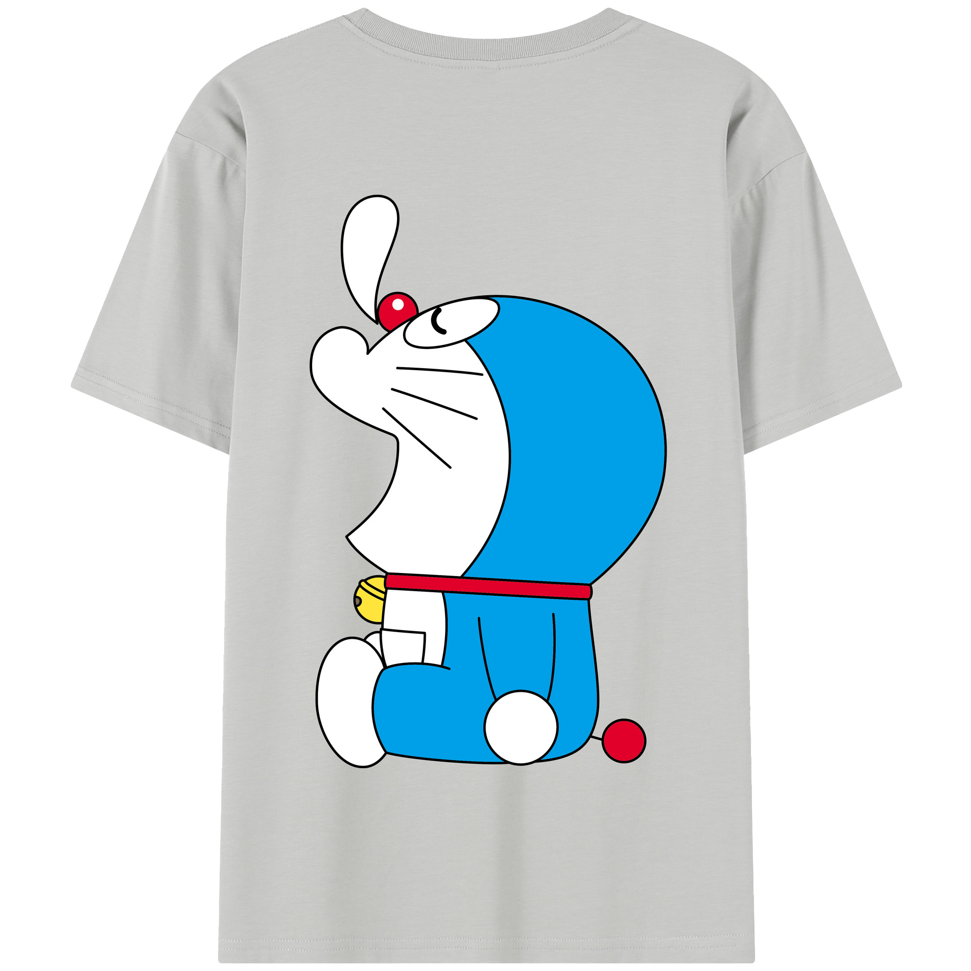 （画像用） ドラえもん Doraemon 綿100％半袖Tシャツ（背面プリント）