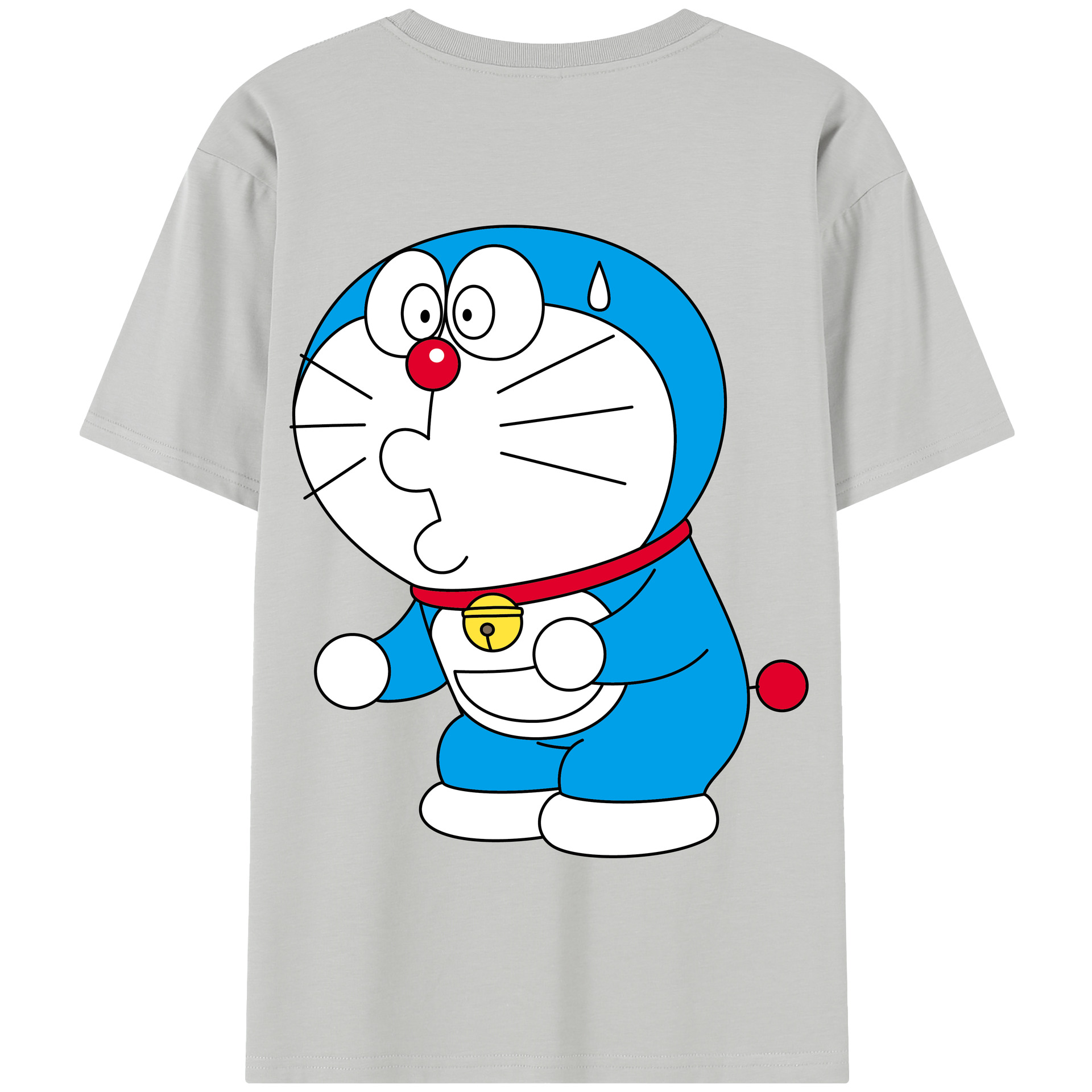 （画像用） ドラえもん Doraemon 綿100％半袖Tシャツ（背面プリント）