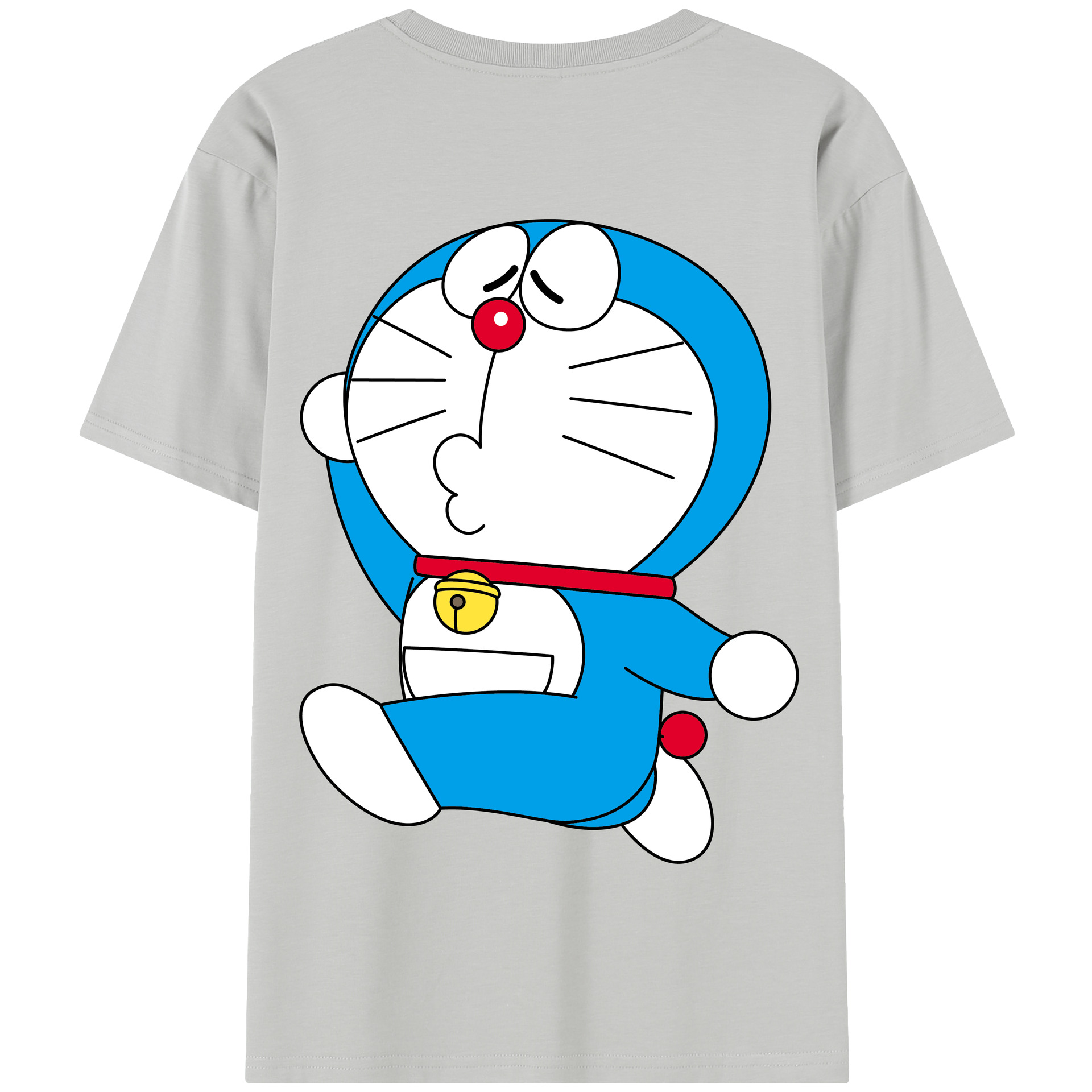 （画像用） ドラえもん Doraemon 綿100％半袖Tシャツ（背面プリント）