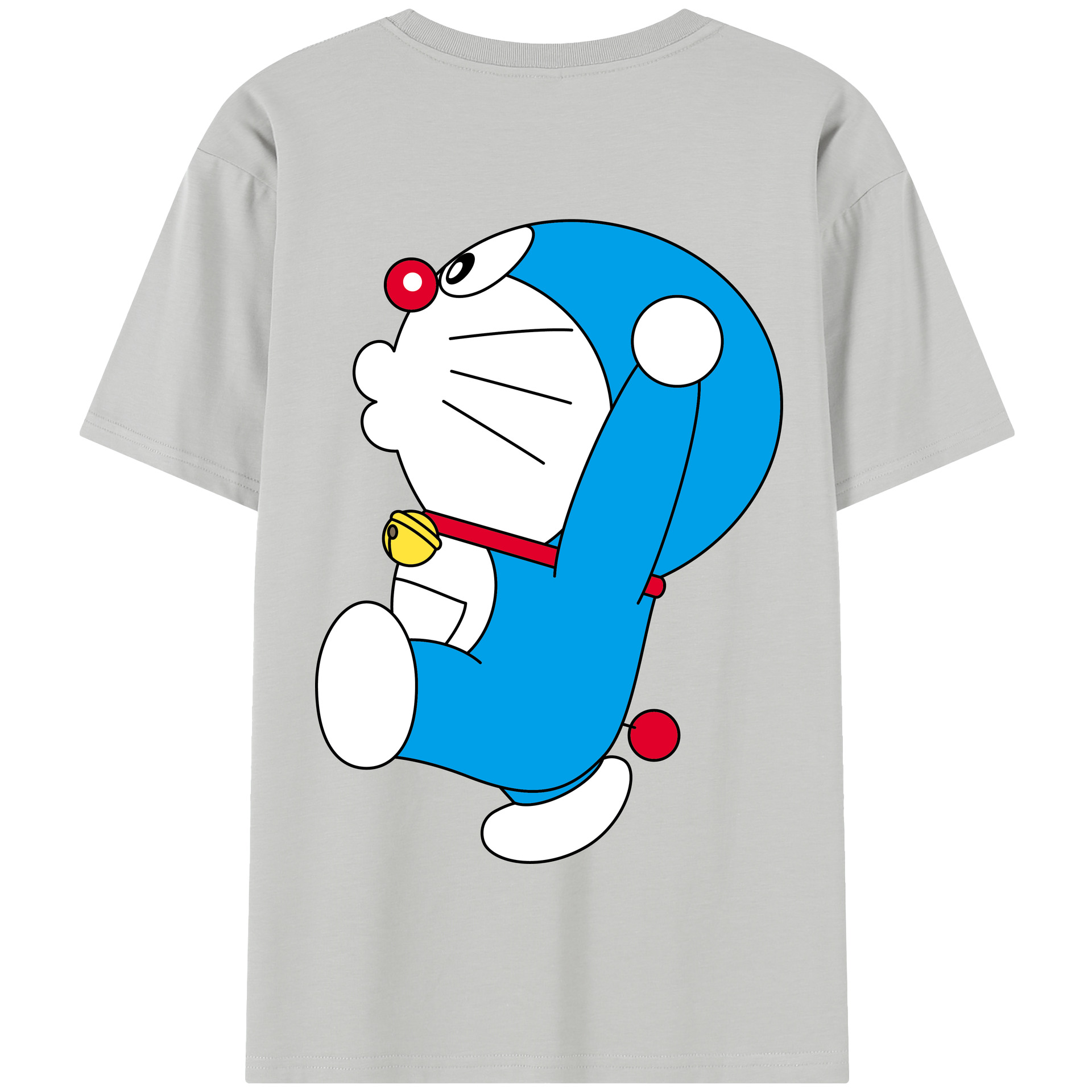 （画像用） ドラえもん Doraemon 綿100％半袖Tシャツ（背面プリント）