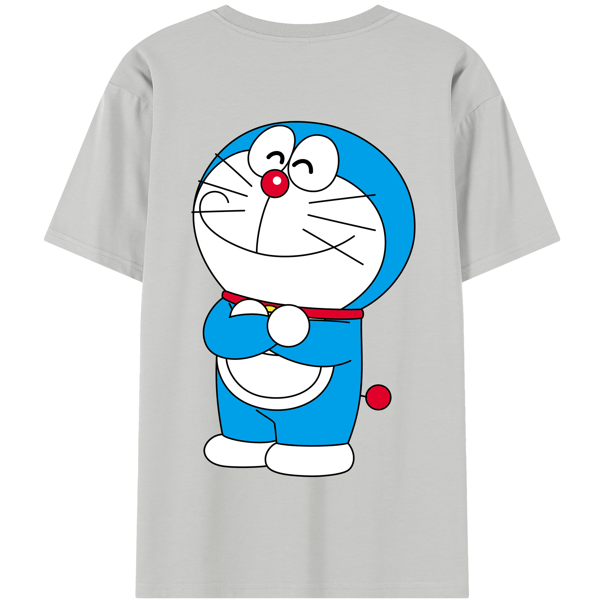 （画像用） ドラえもん Doraemon 綿100％半袖Tシャツ（背面プリント）