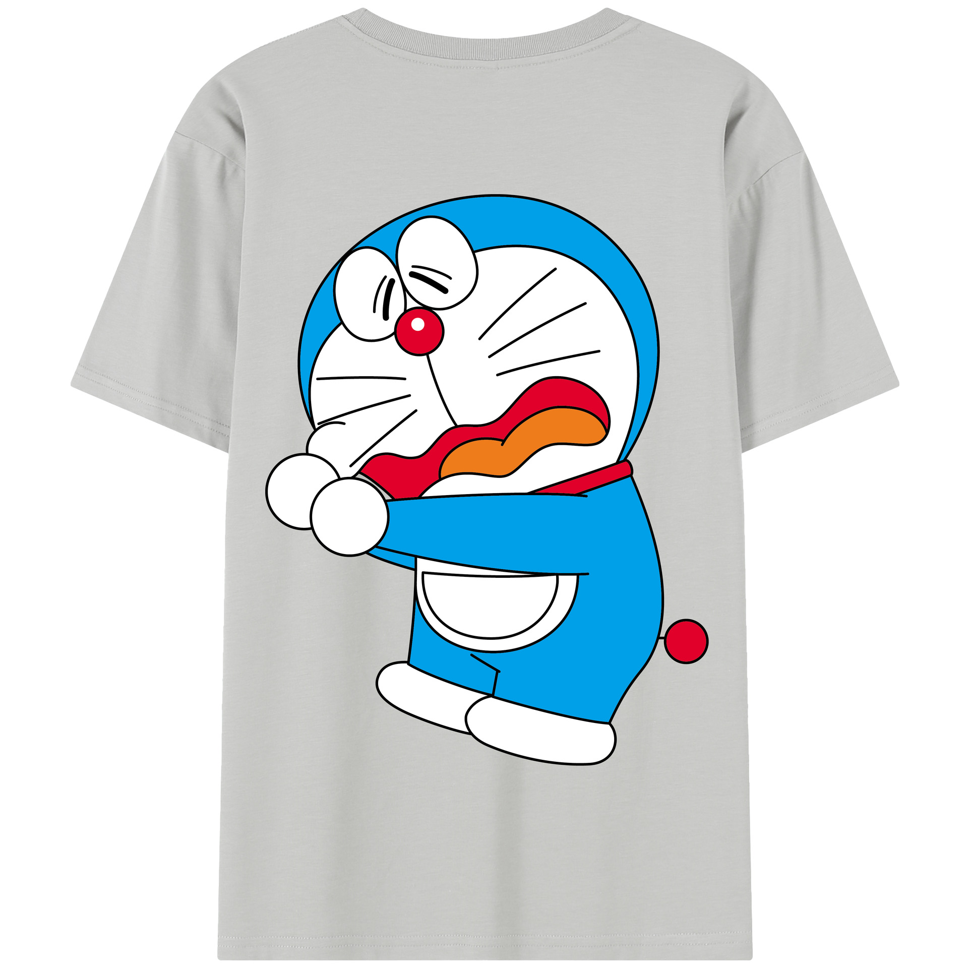 （画像用） ドラえもん Doraemon 綿100％半袖Tシャツ（背面プリント）