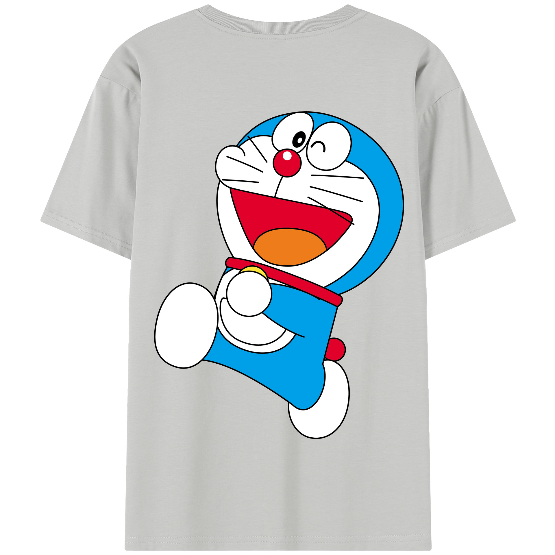 （画像用） ドラえもん Doraemon 綿100％半袖Tシャツ（背面プリント）