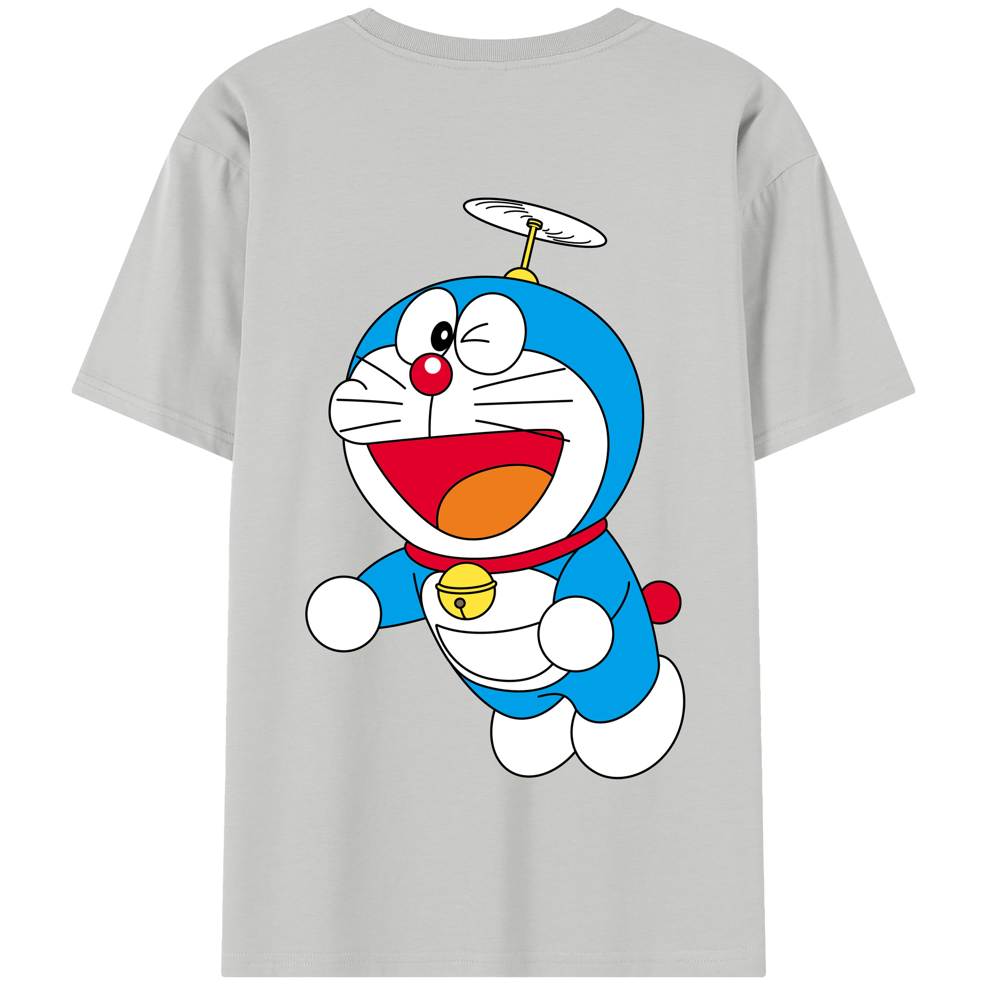 （画像用） ドラえもん Doraemon 綿100％半袖Tシャツ（背面プリント）