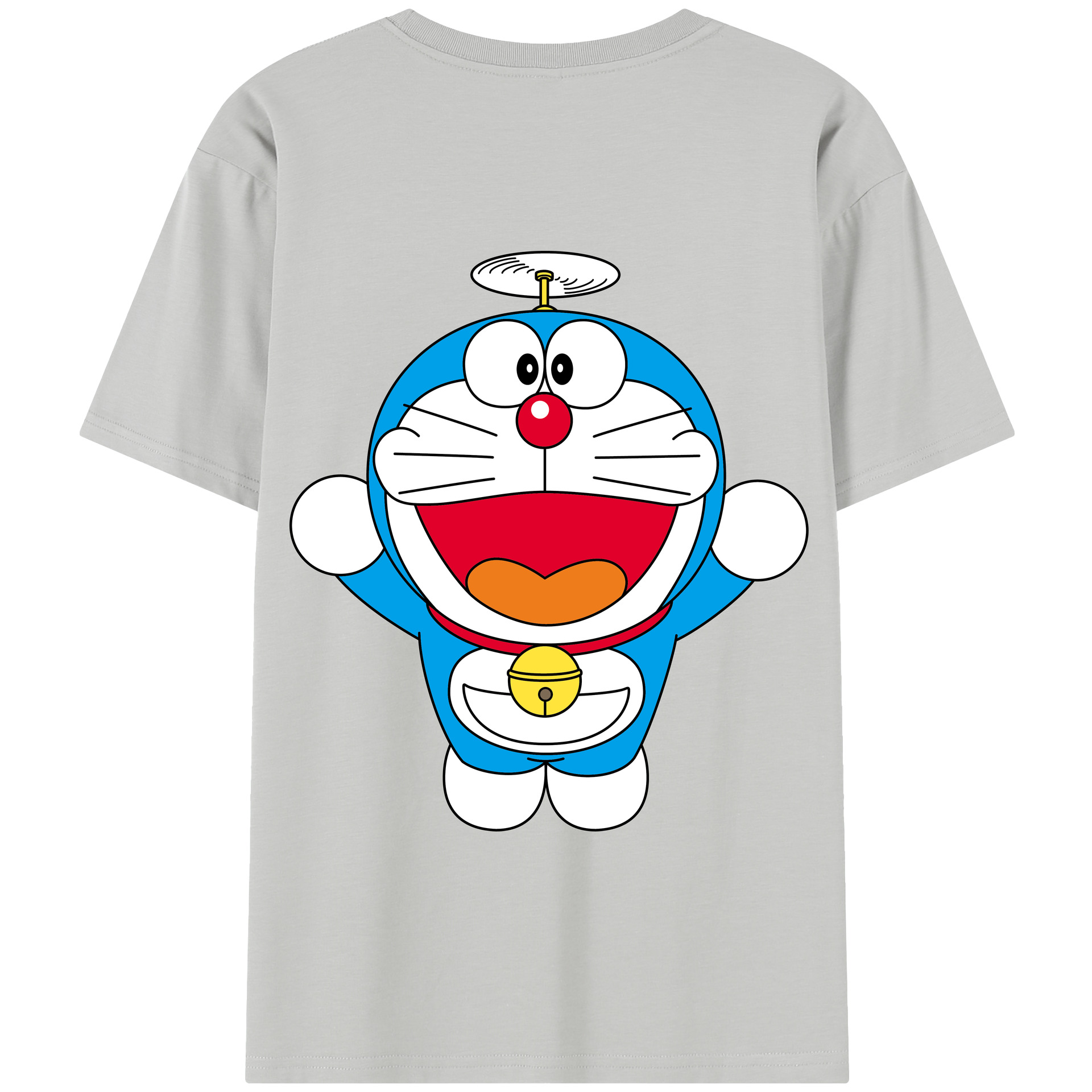 （画像用） ドラえもん Doraemon 綿100％半袖Tシャツ（背面プリント）