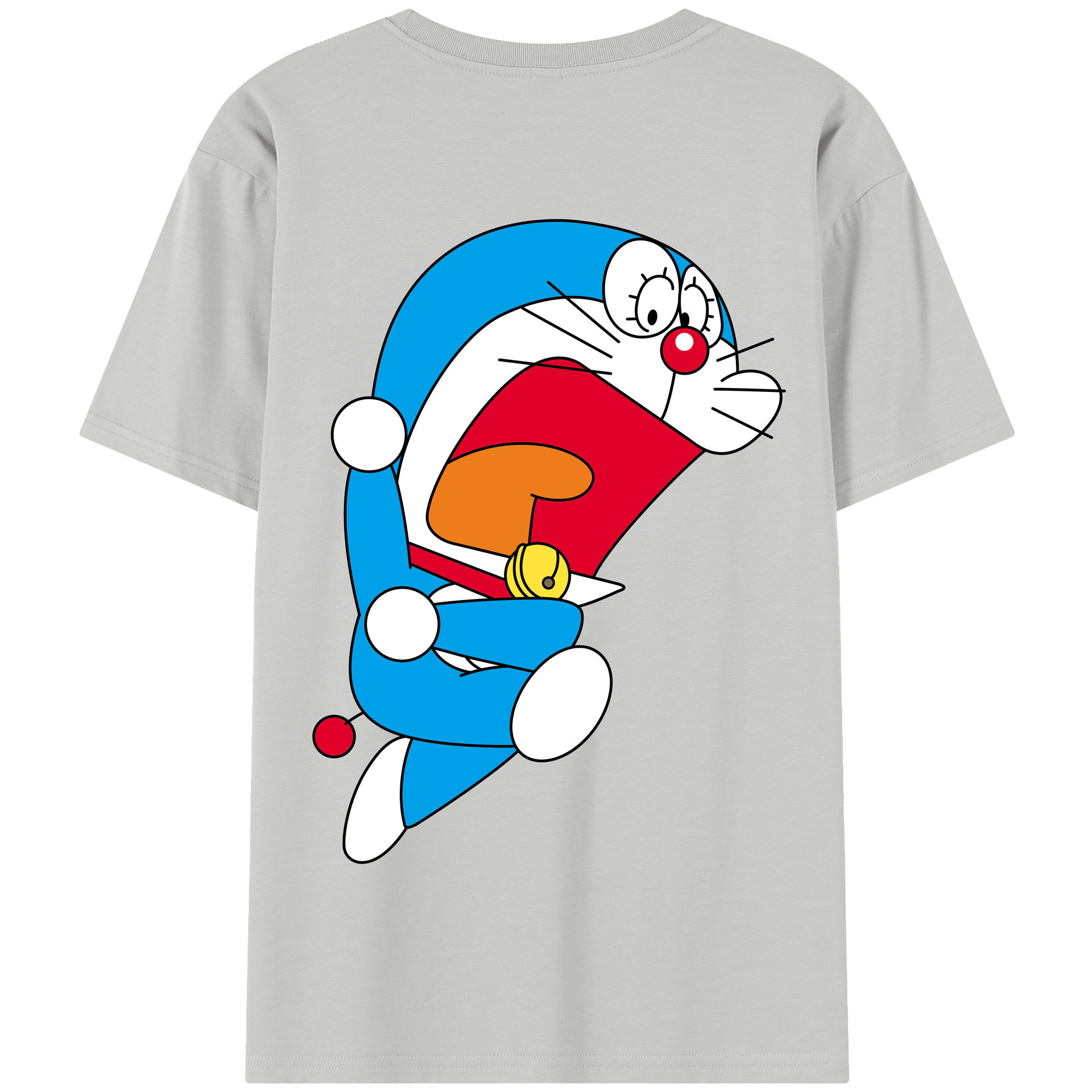 （画像用） ドラえもん Doraemon 綿100％半袖Tシャツ（背面プリント）
