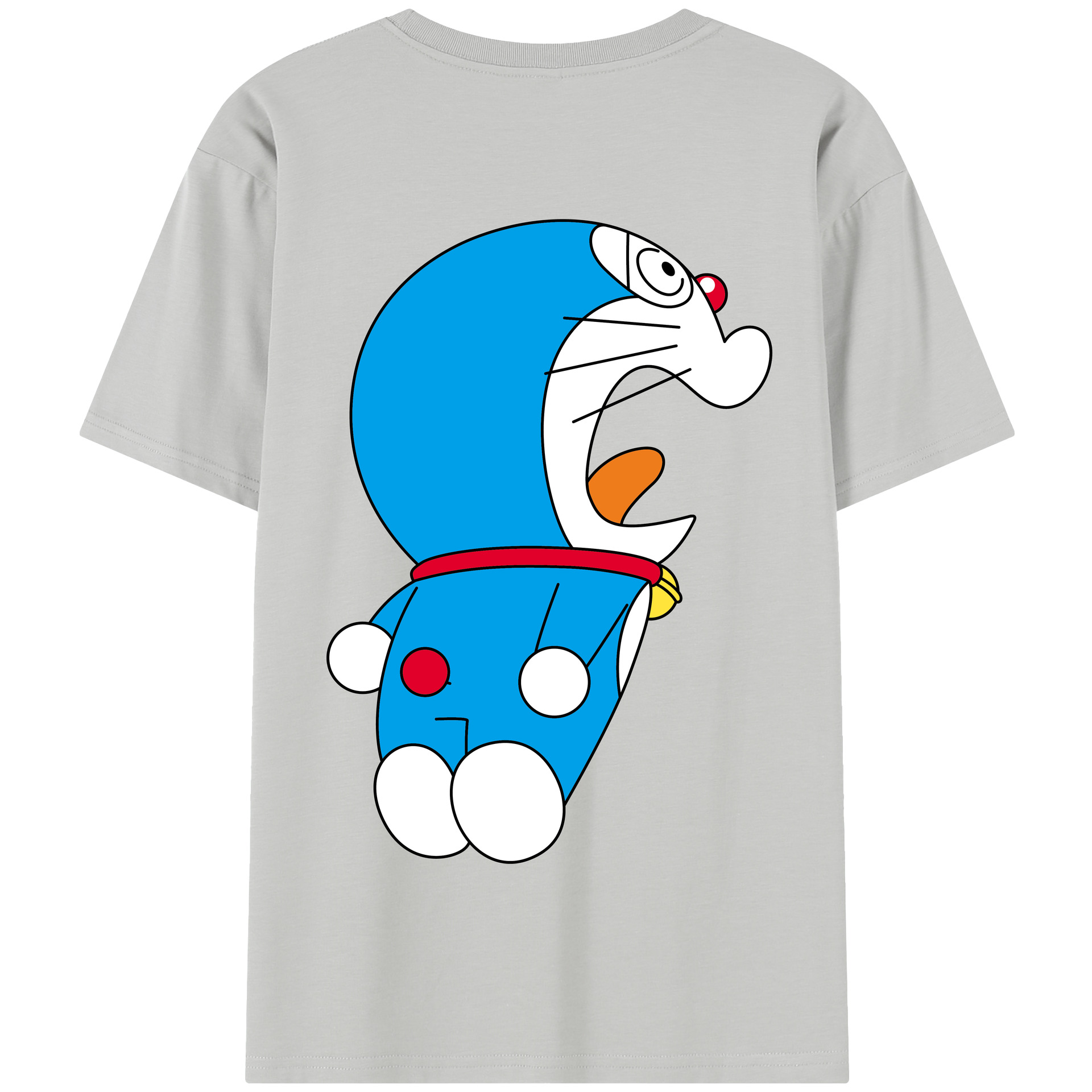 （画像用） ドラえもん Doraemon 綿100％半袖Tシャツ（背面プリント）