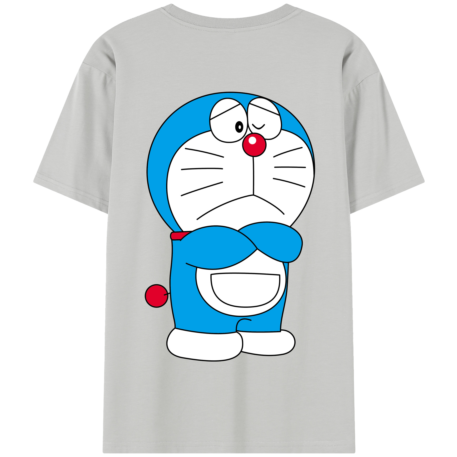 （画像用） ドラえもん Doraemon 綿100％半袖Tシャツ（背面プリント）