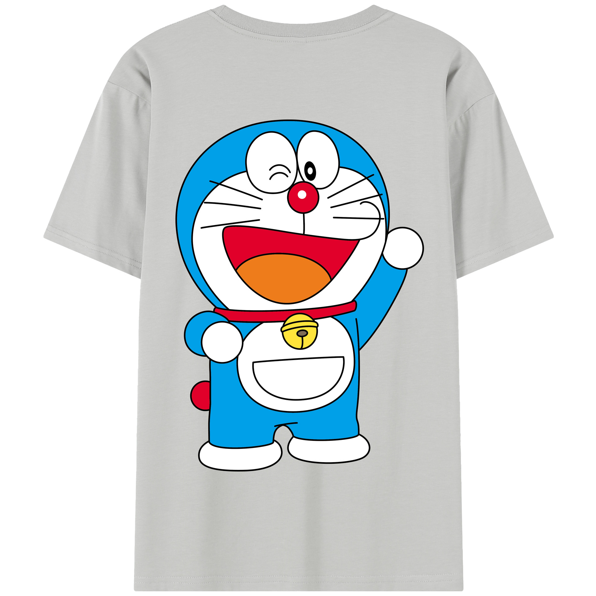（画像用） ドラえもん Doraemon 綿100％半袖Tシャツ（背面プリント）