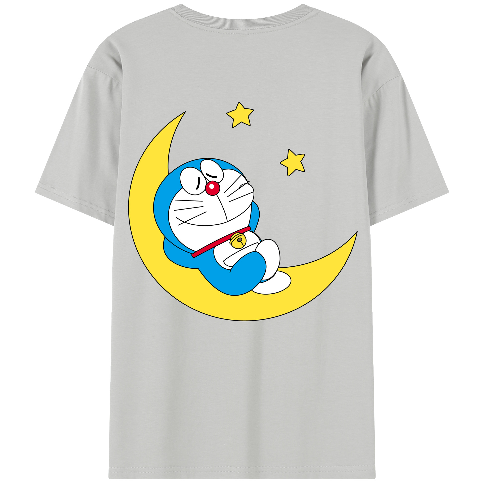 （画像用） ドラえもん Doraemon 綿100％半袖Tシャツ（背面プリント）