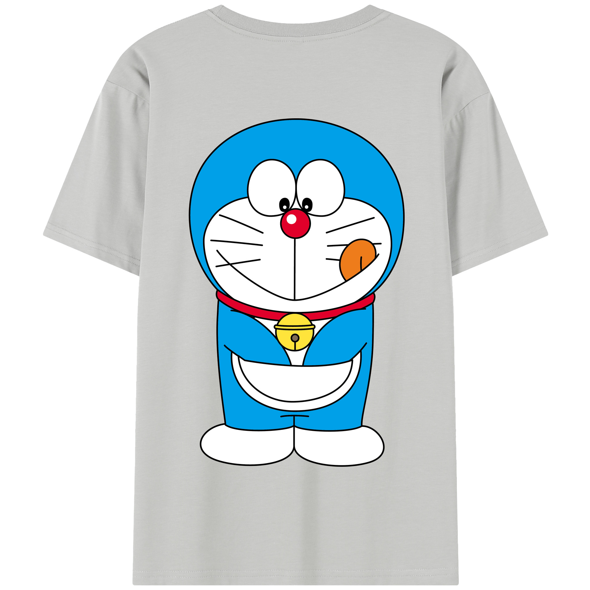 （画像用） ドラえもん Doraemon 綿100％半袖Tシャツ（背面プリント）