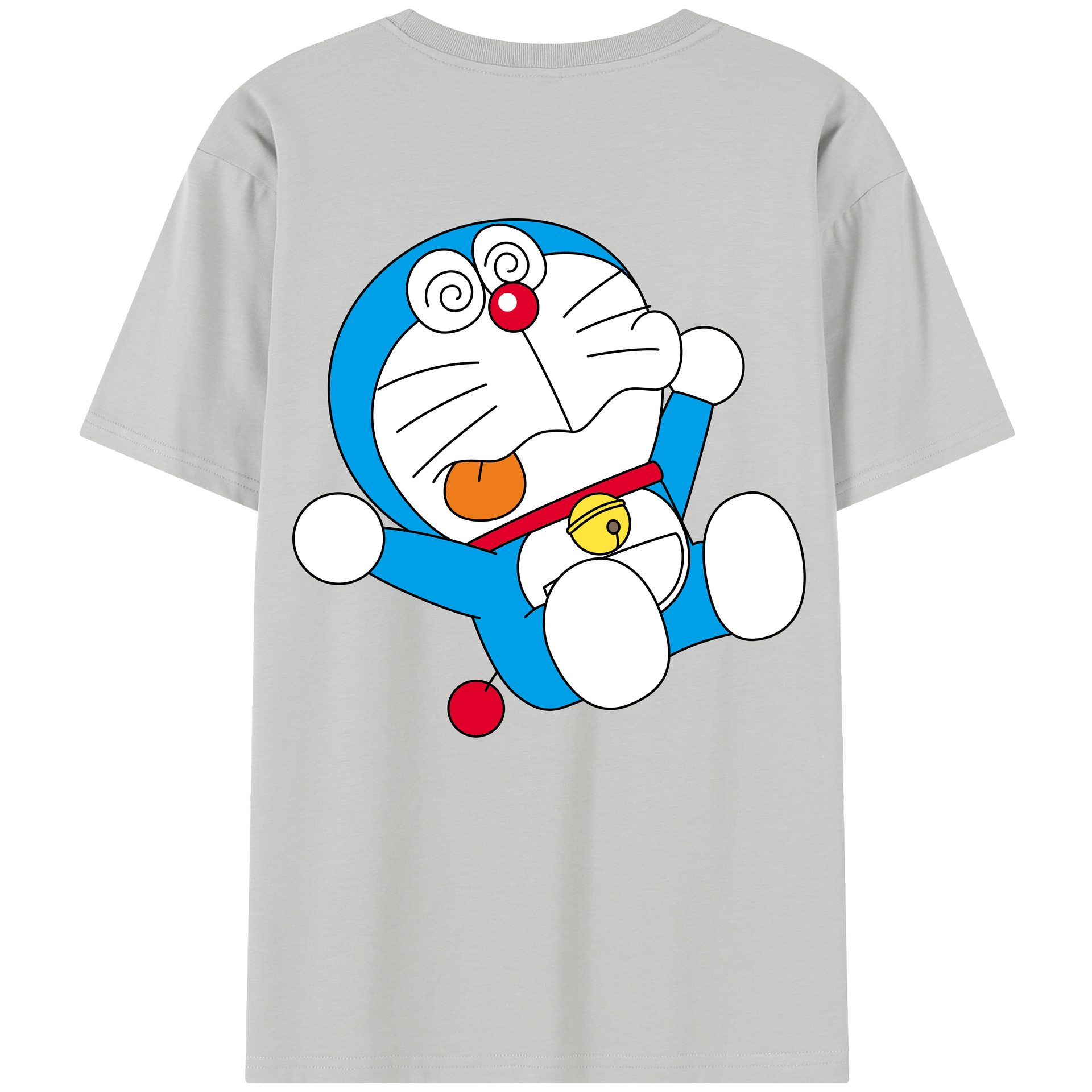 （画像用） ドラえもん Doraemon 綿100％半袖Tシャツ（背面プリント）