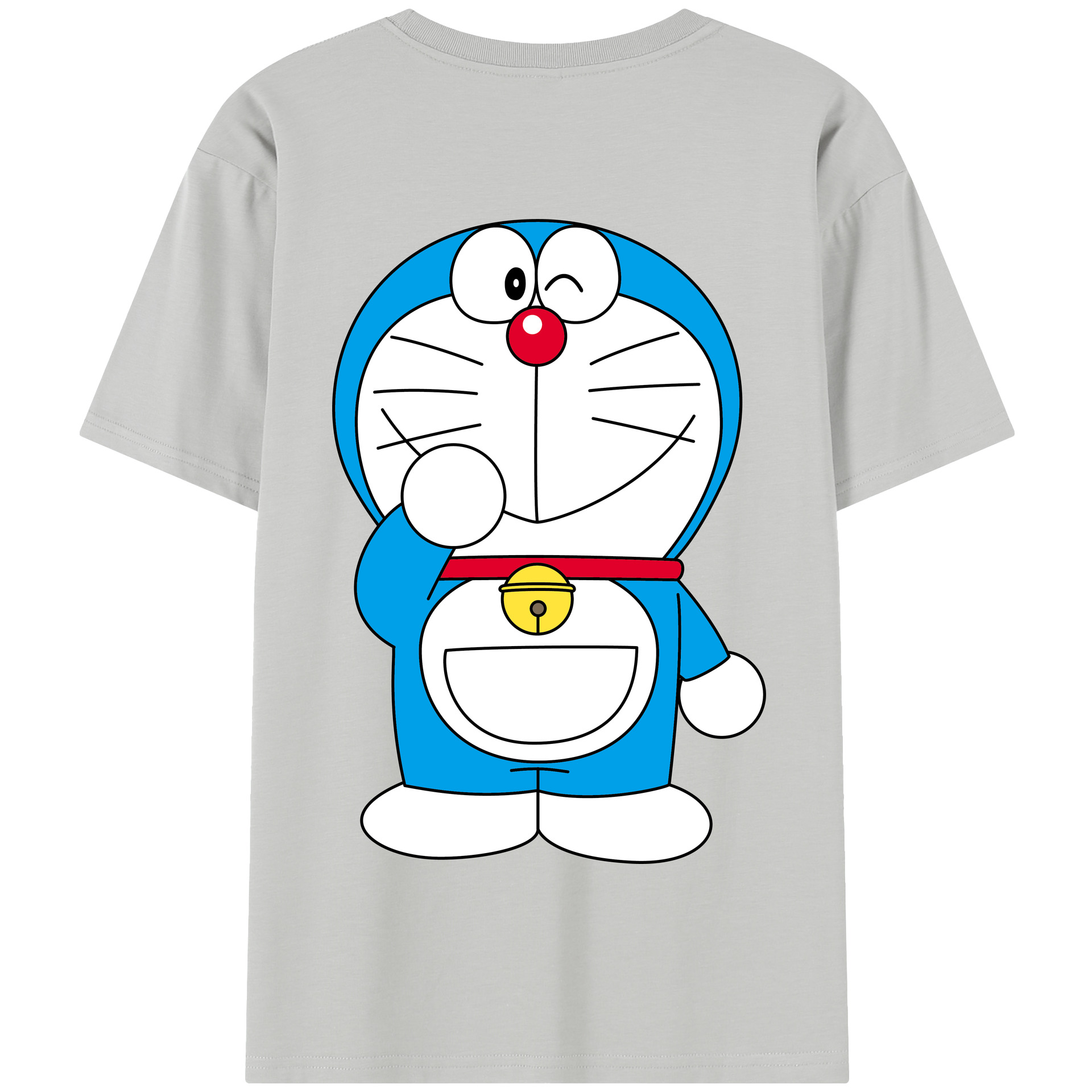 （画像用） ドラえもん Doraemon 綿100％半袖Tシャツ（背面プリント）