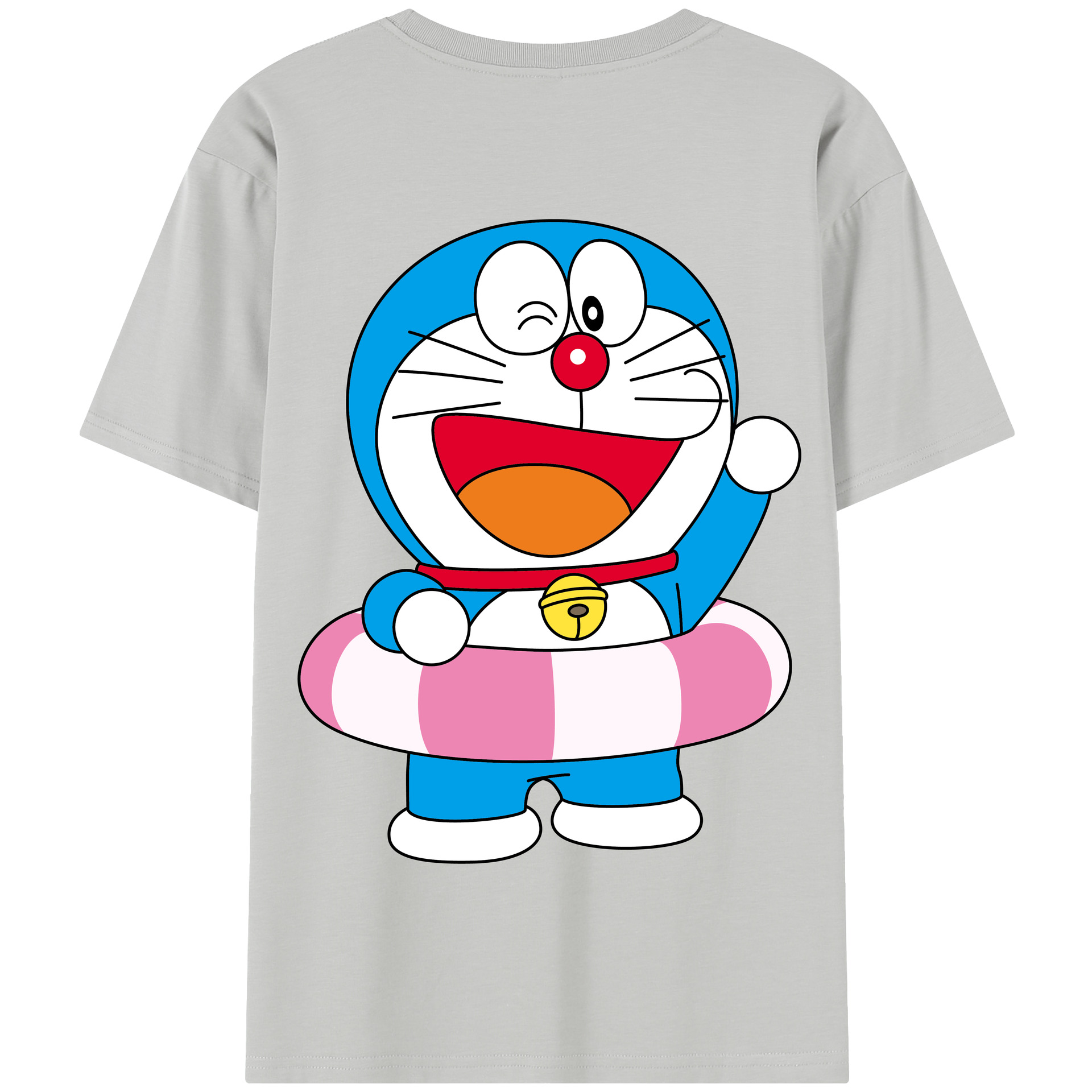（画像用） ドラえもん Doraemon 綿100％半袖Tシャツ（背面プリント）