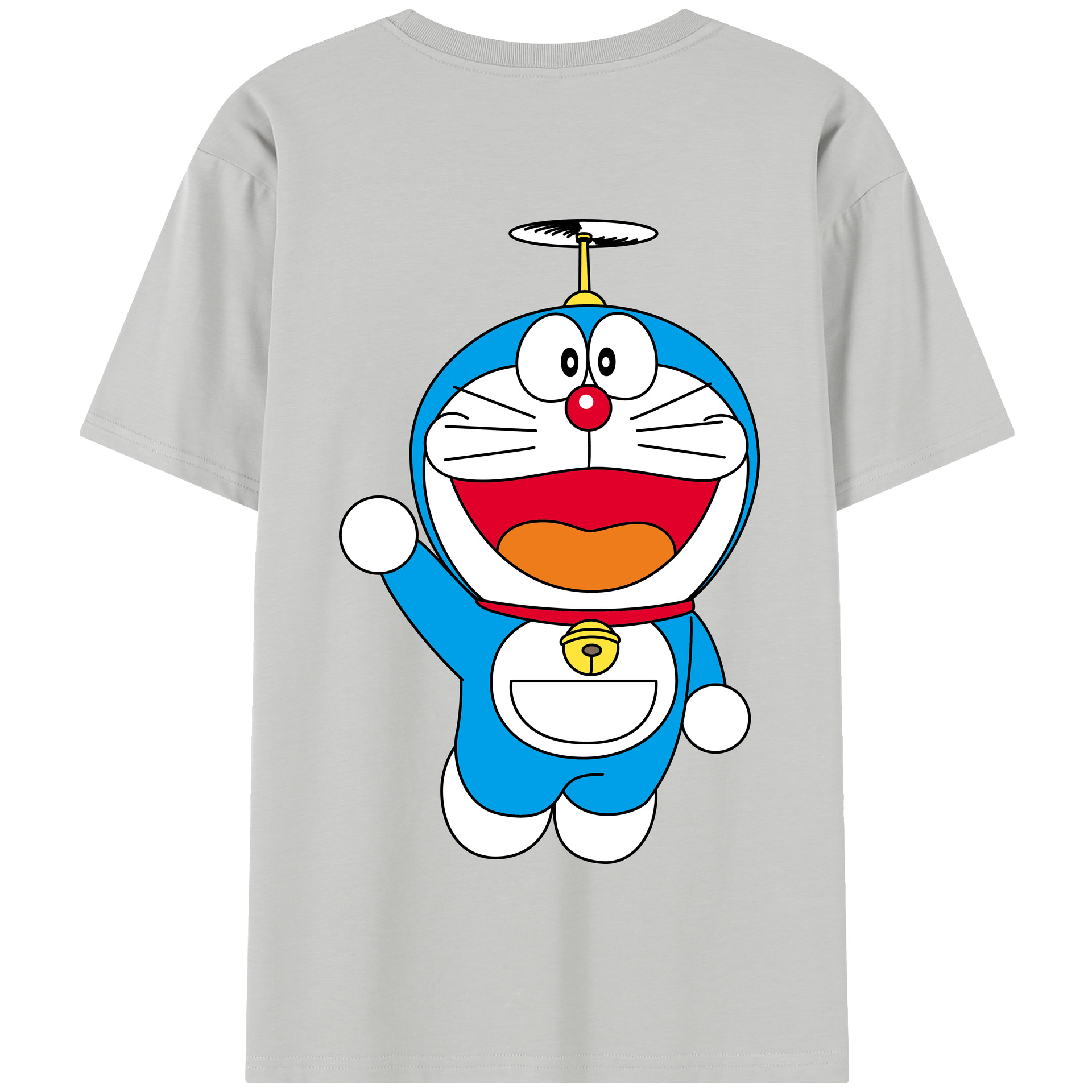 （画像用） ドラえもん Doraemon 綿100％半袖Tシャツ（背面プリント）