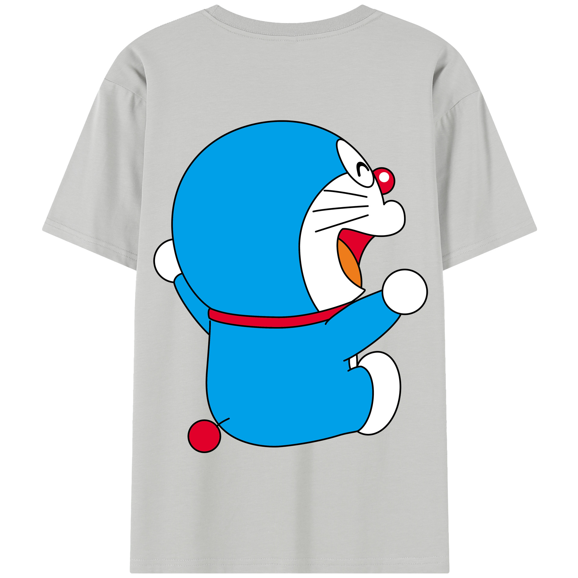 （画像用） ドラえもん Doraemon 綿100％半袖Tシャツ（背面プリント）