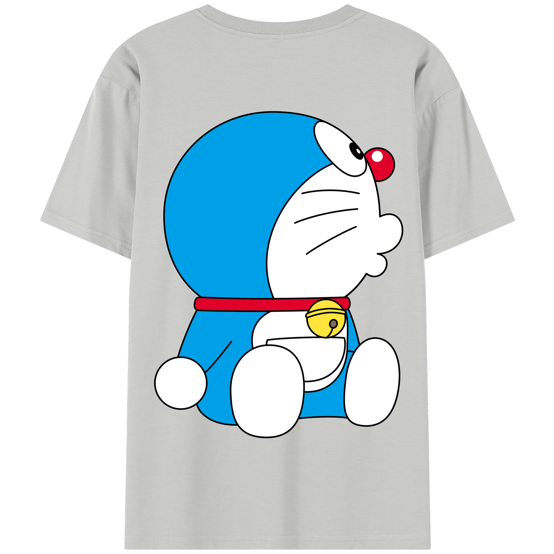 （画像用） ドラえもん Doraemon 綿100％半袖Tシャツ（背面プリント）