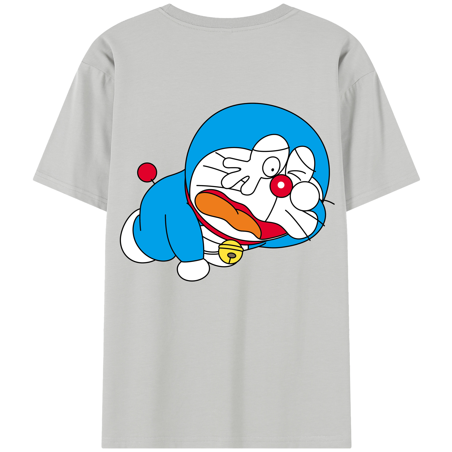 （画像用） ドラえもん Doraemon 綿100％半袖Tシャツ（背面プリント）