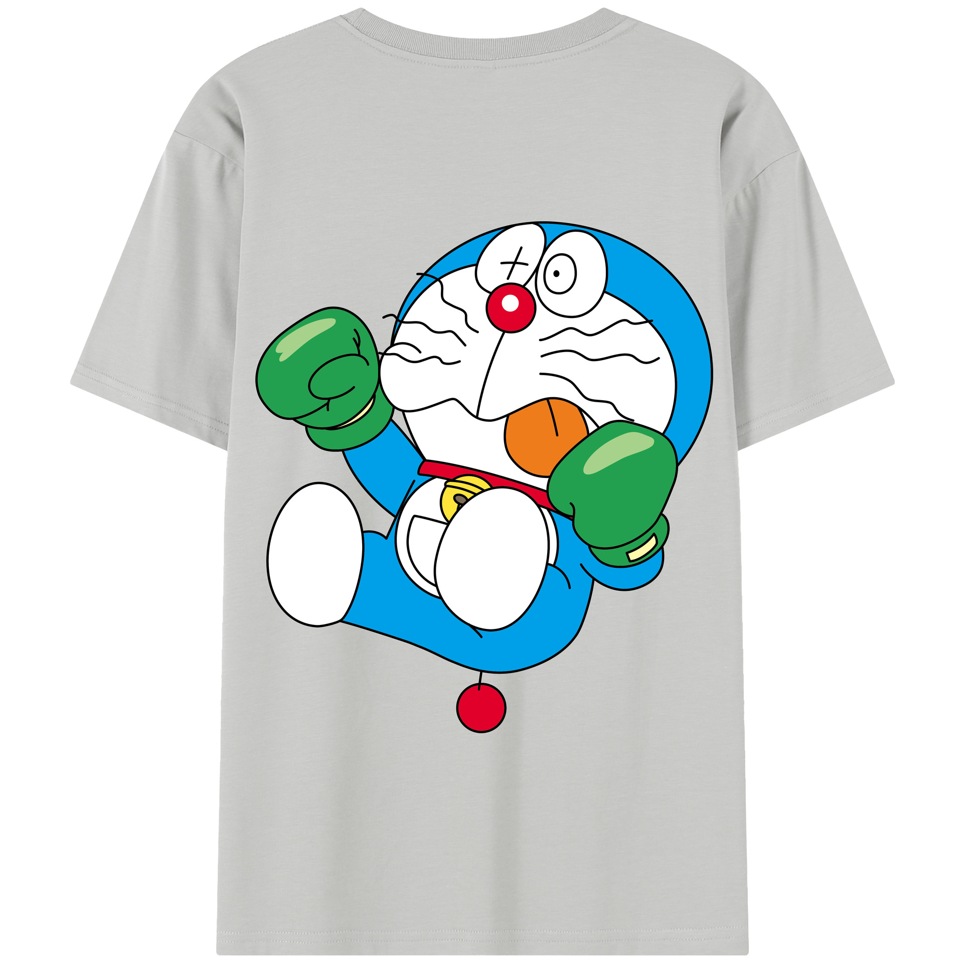（画像用） ドラえもん Doraemon 綿100％半袖Tシャツ（背面プリント）