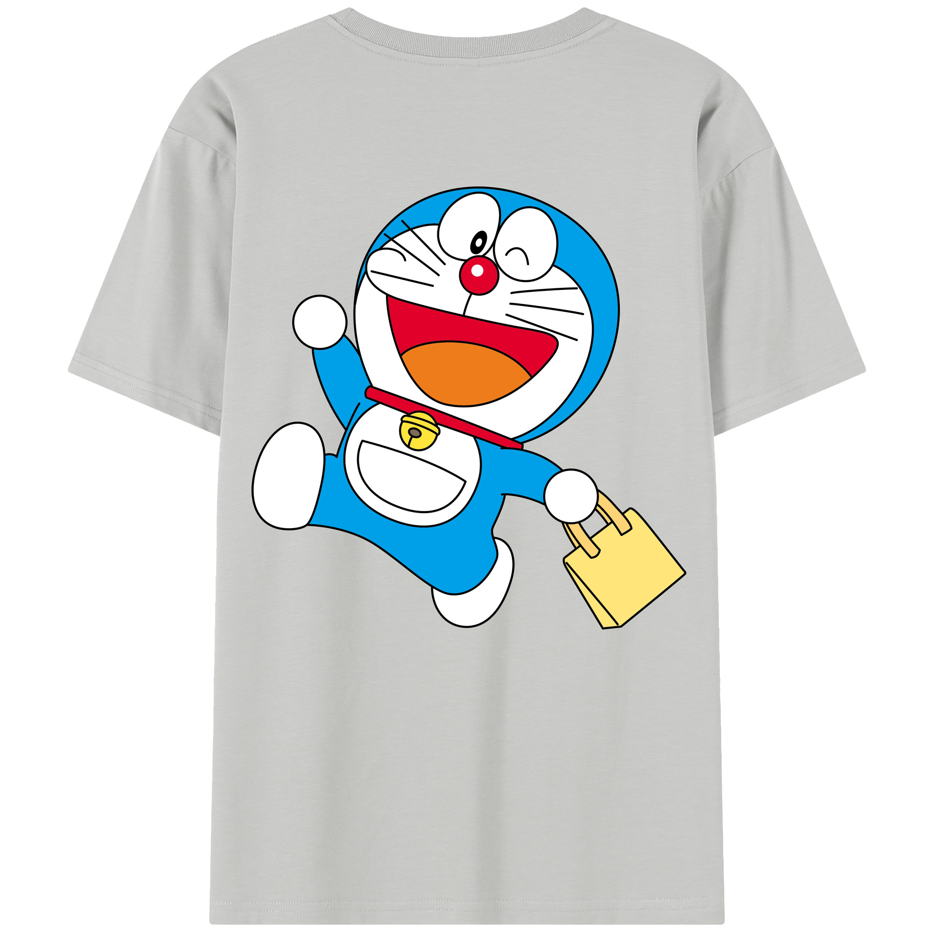 （画像用） ドラえもん Doraemon 綿100％半袖Tシャツ（背面プリント）