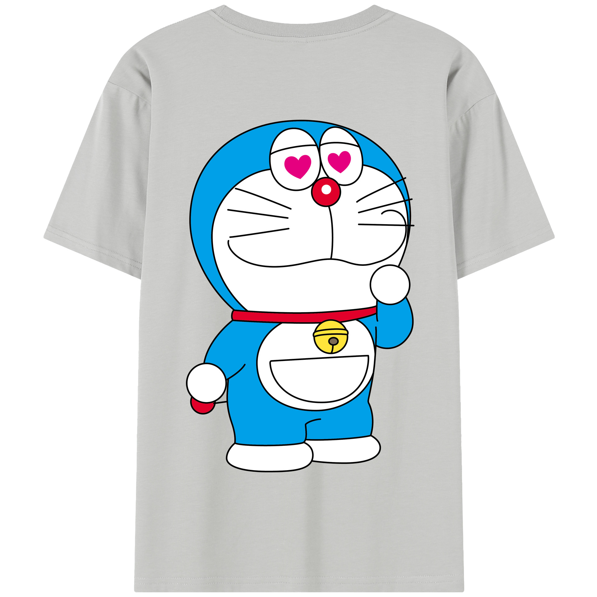 （画像用） ドラえもん Doraemon 綿100％半袖Tシャツ（背面プリント）