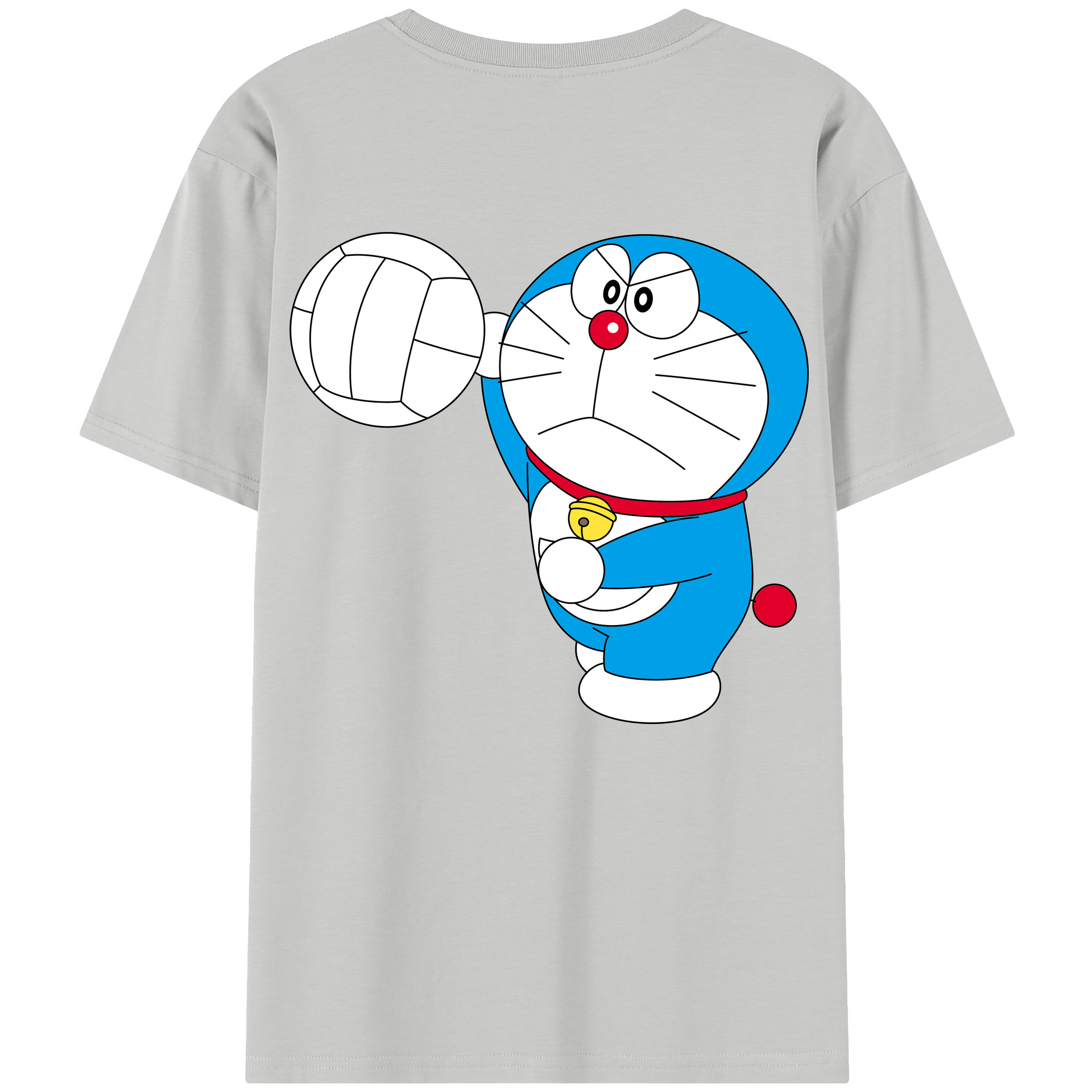 （画像用） ドラえもん Doraemon 綿100％半袖Tシャツ（背面プリント）