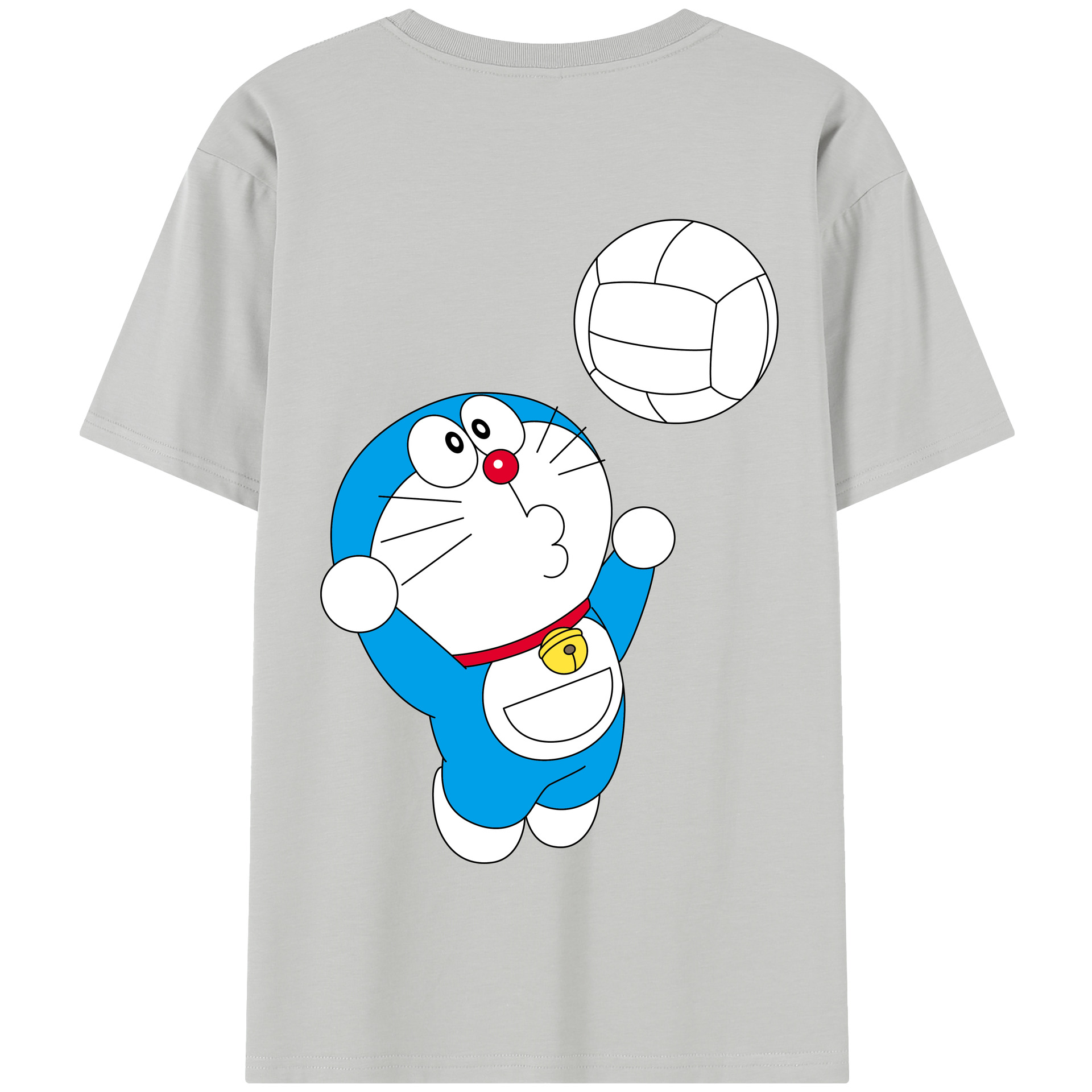 （画像用） ドラえもん Doraemon 綿100％半袖Tシャツ（背面プリント）