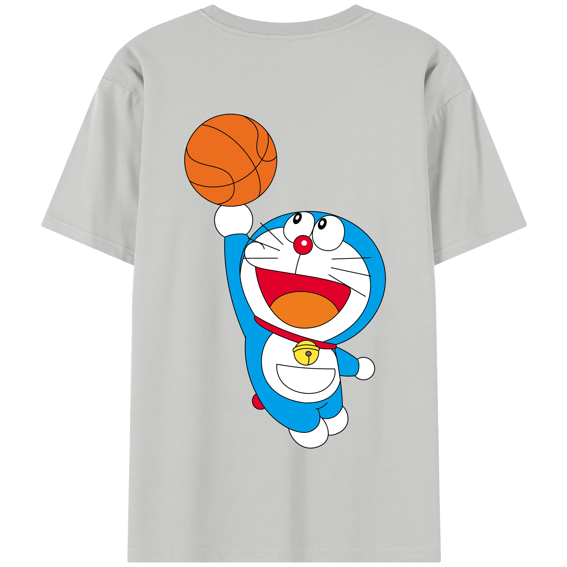 （画像用） ドラえもん Doraemon 綿100％半袖Tシャツ（背面プリント）