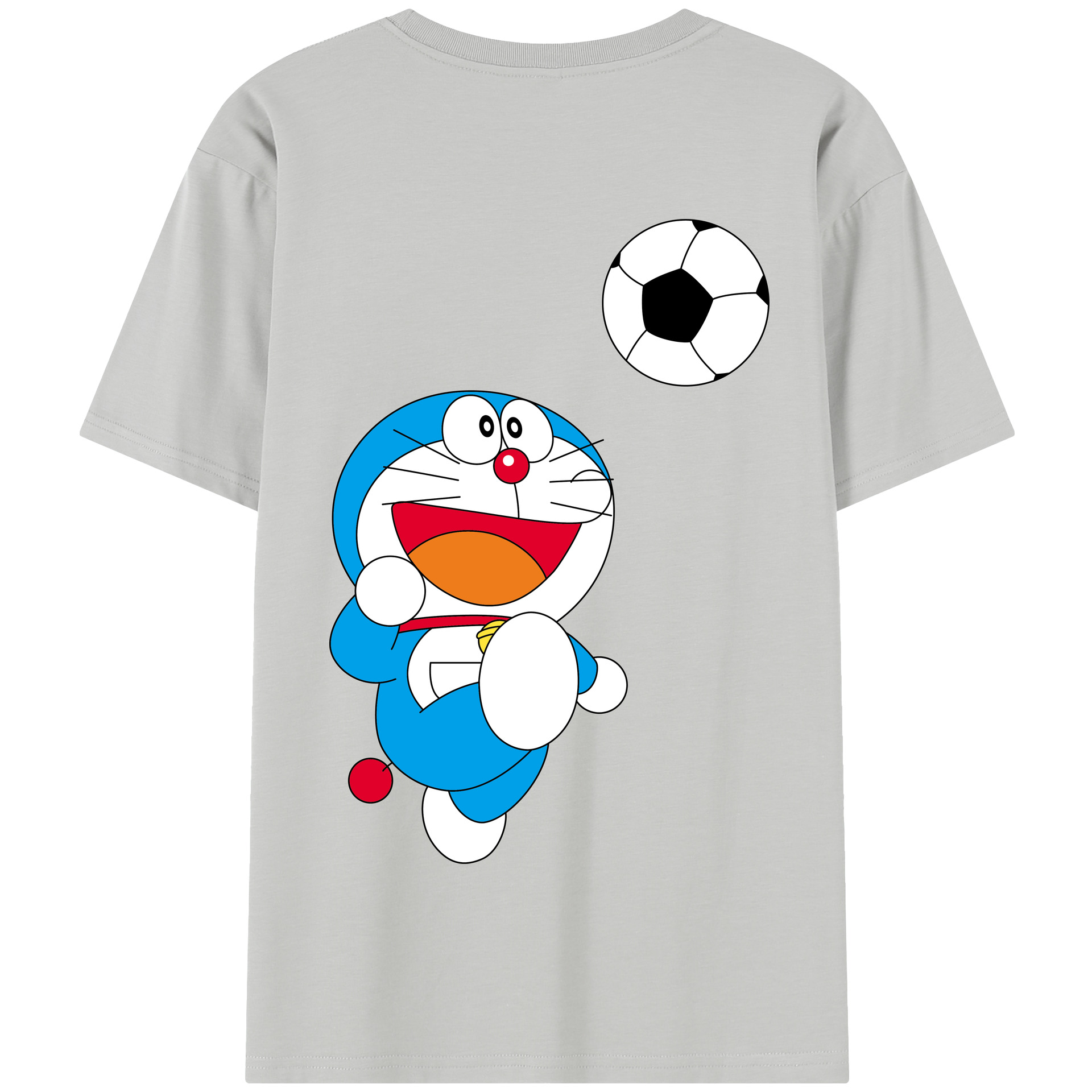 （画像用） ドラえもん Doraemon 綿100％半袖Tシャツ（背面プリント）