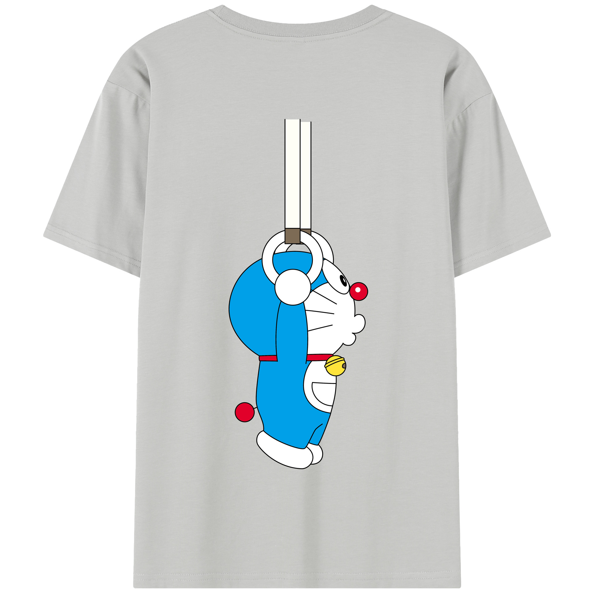 （画像用） ドラえもん Doraemon 綿100％半袖Tシャツ（背面プリント）