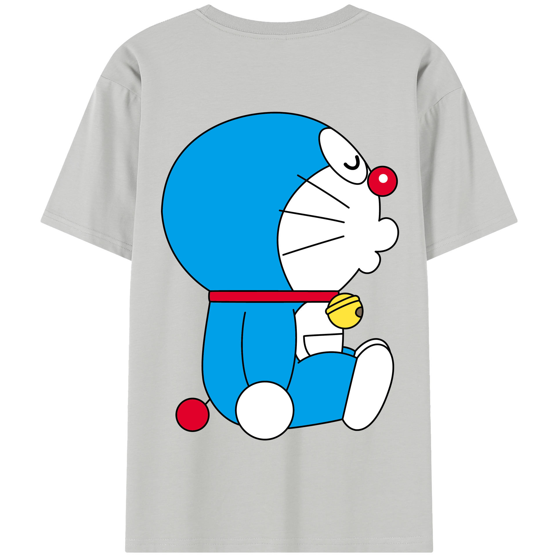 （画像用） ドラえもん Doraemon 綿100％半袖Tシャツ（背面プリント）