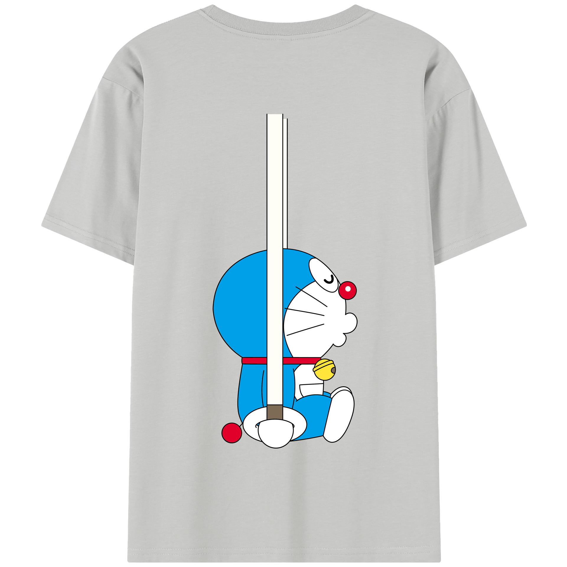（画像用） ドラえもん Doraemon 綿100％半袖Tシャツ（背面プリント）