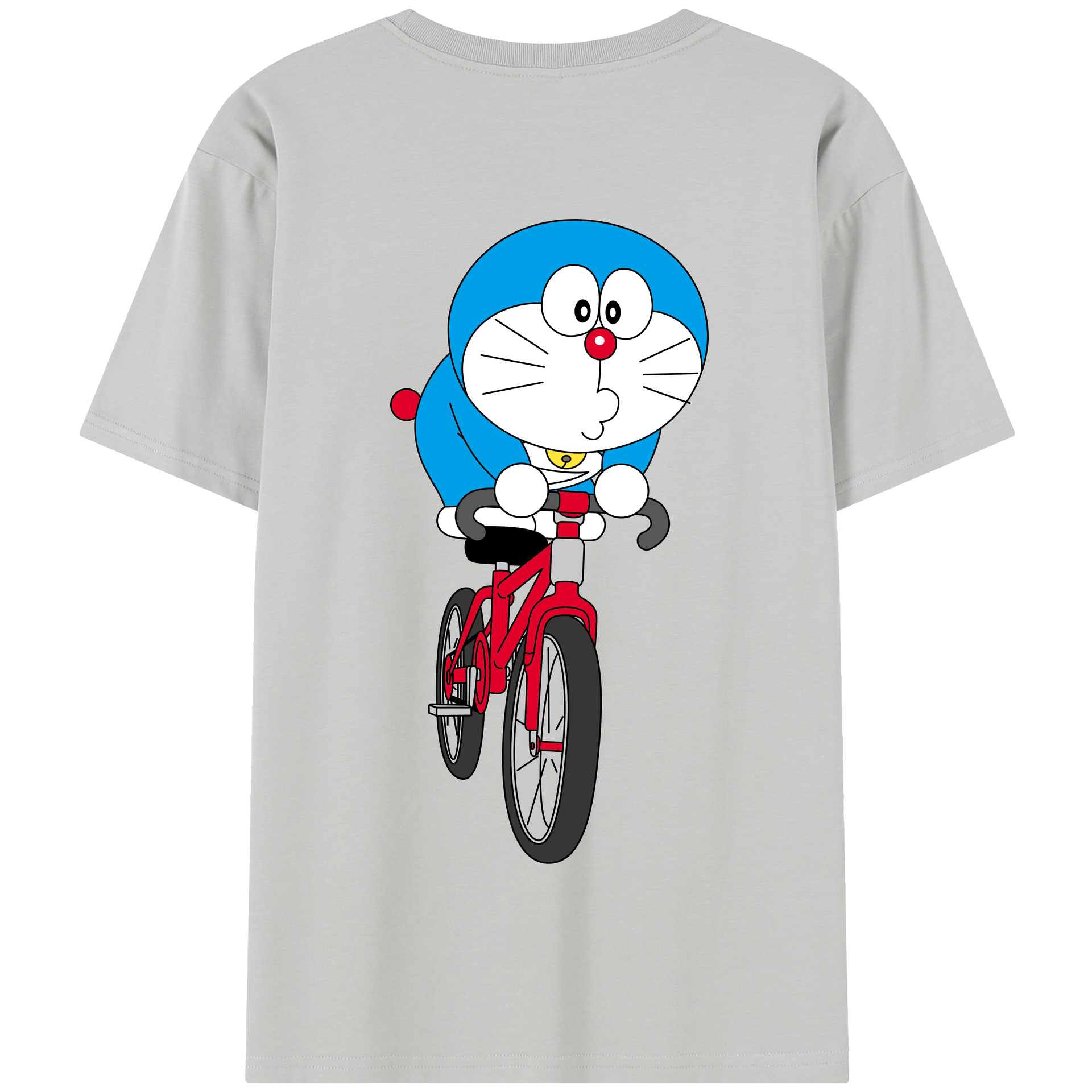 （画像用） ドラえもん Doraemon 綿100％半袖Tシャツ（背面プリント）