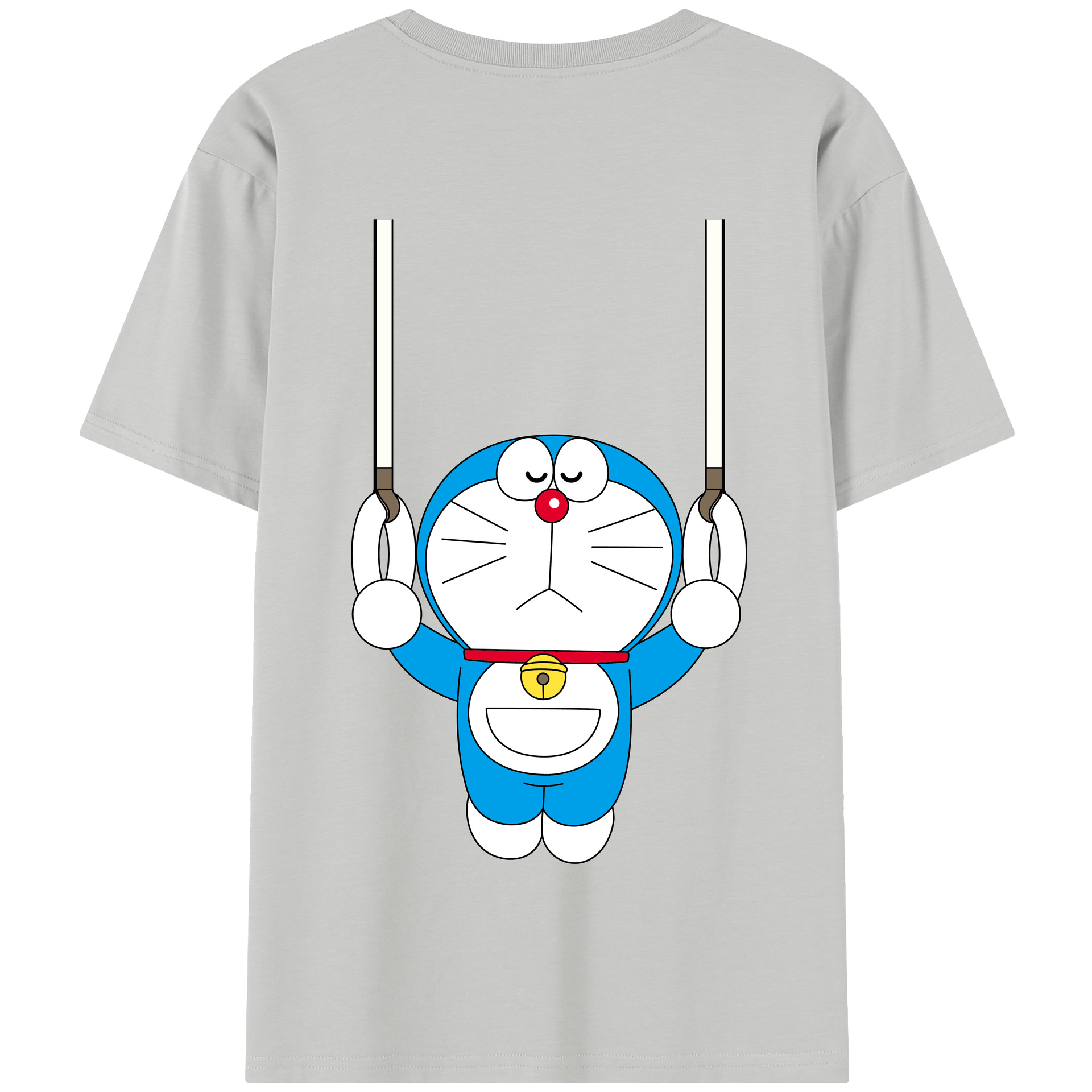 （画像用） ドラえもん Doraemon 綿100％半袖Tシャツ（背面プリント）