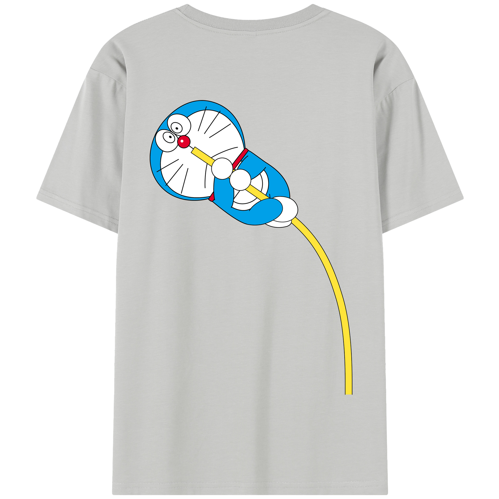 （画像用） ドラえもん Doraemon 綿100％半袖Tシャツ（背面プリント）