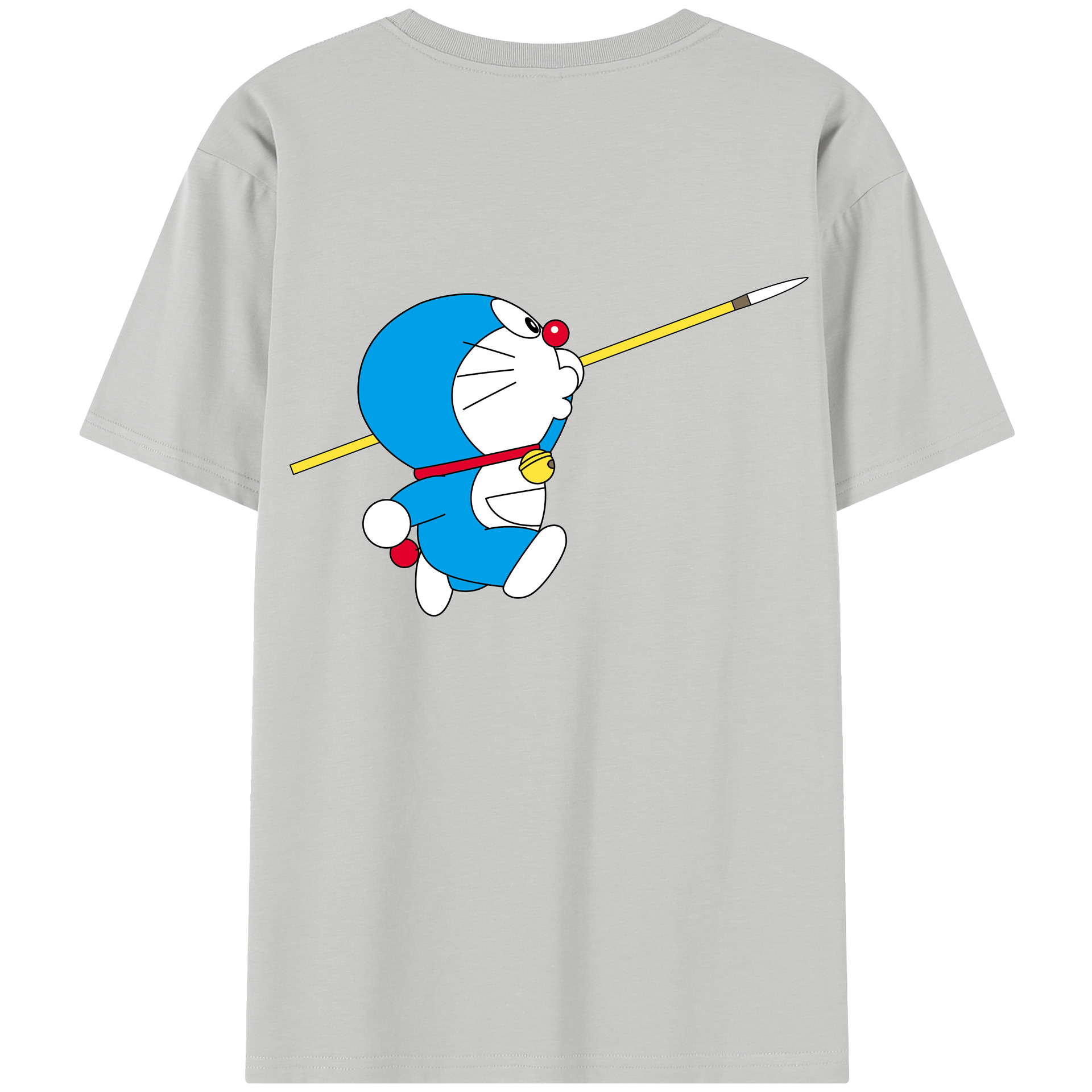 （画像用） ドラえもん Doraemon 綿100％半袖Tシャツ（背面プリント）